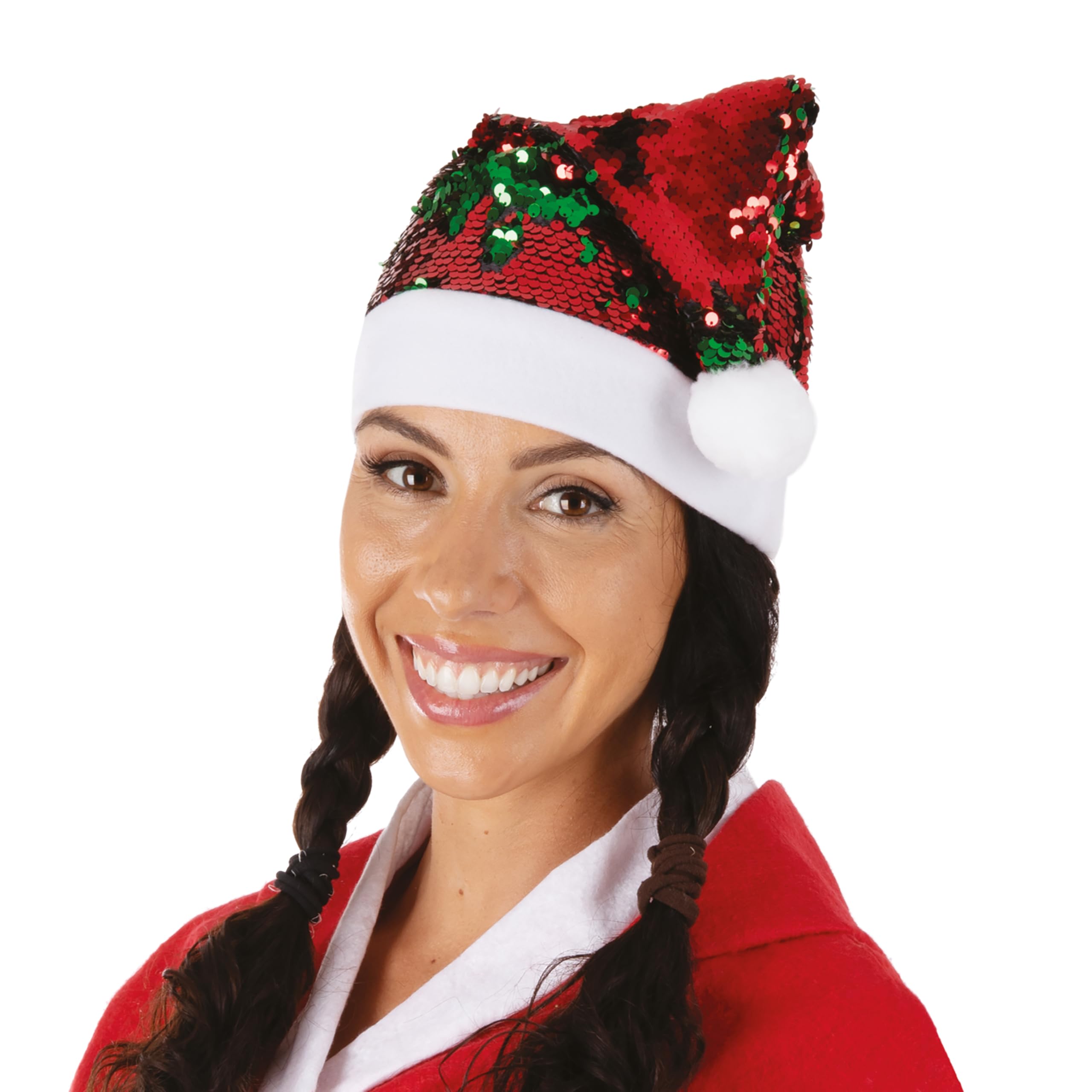 ptit-clown-weihnachtsm-tze-pl-sch-christmas-hat-erwachsene-unisex image 3