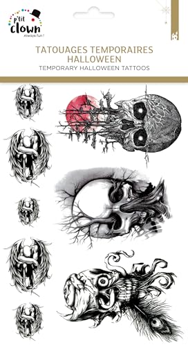 p-tit-clown-tempor-re-tattoos-totenkopf-halloween-tattoo-bogen image 7