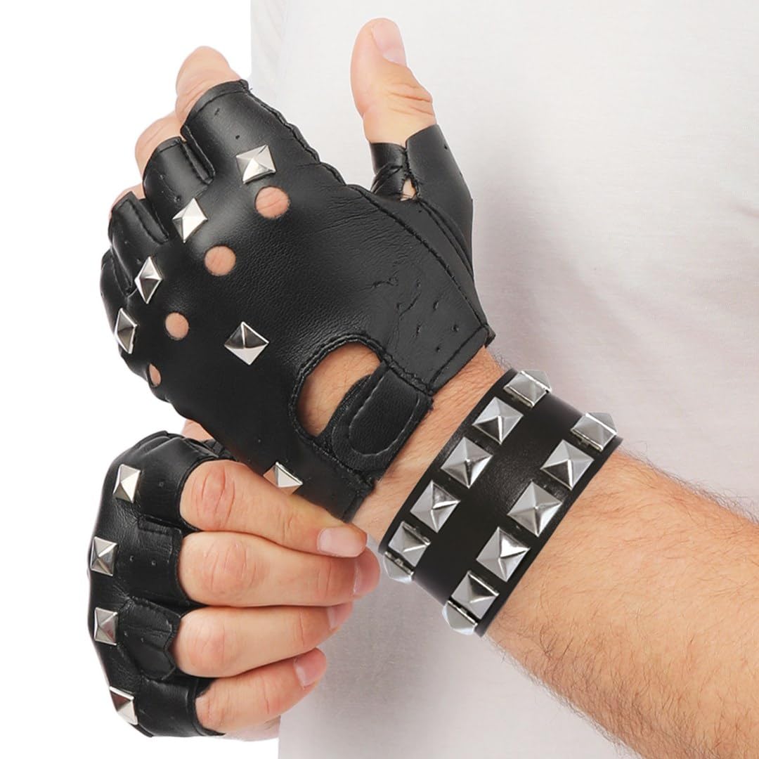 ptit-clown-18420-armband-punk-5-5-cm-schwarz image 2