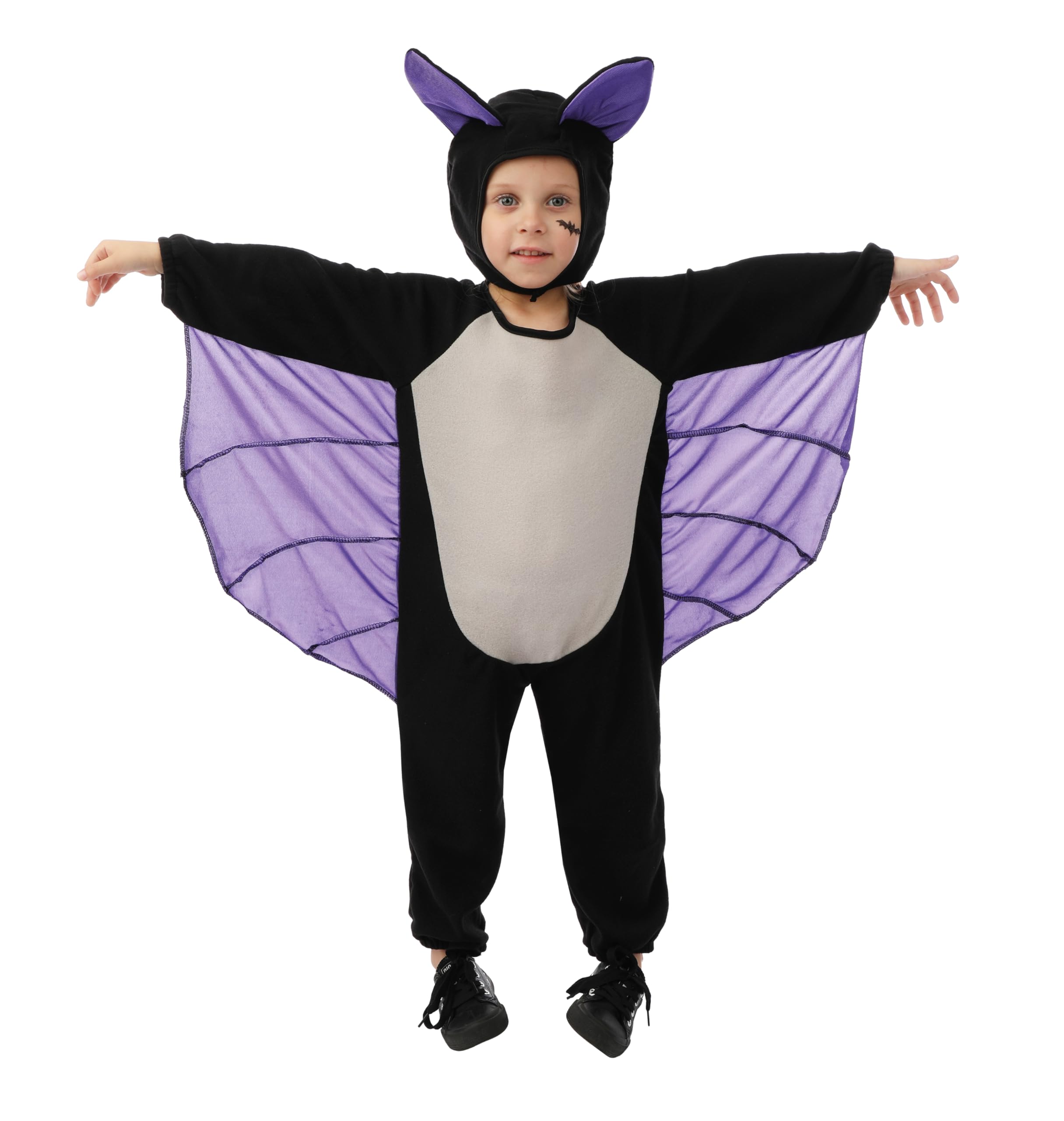 p-tit-clown-fledermauskost-m-kinder-schwarz-violett image 1