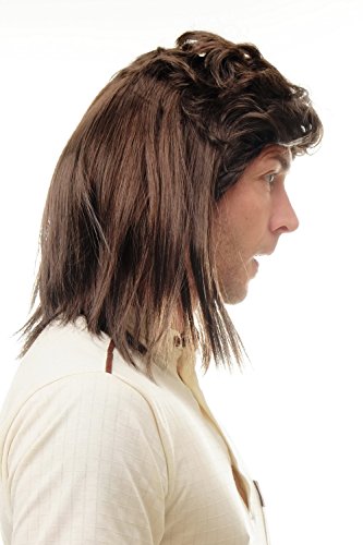 wig-me-up-51166-p1-p4-vokuhila-per-cke-braun-45-cm-80er-proll image 8