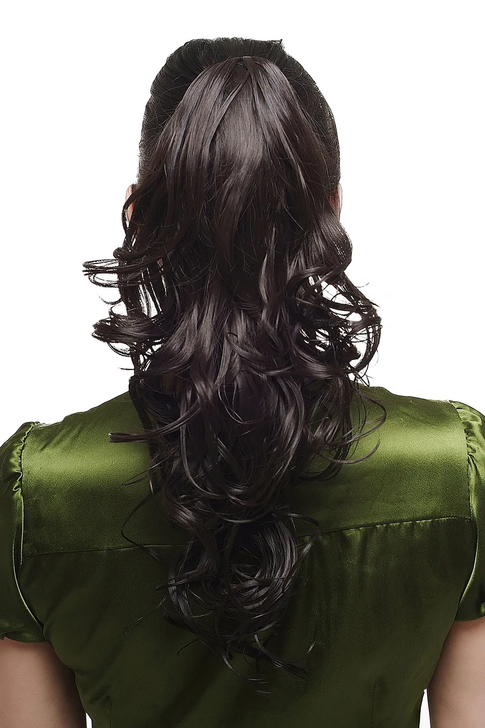 wig-me-up-sa011-2-pferdeschwanz-haarteil-locken-wetlook-schwarz-45-cm image 1