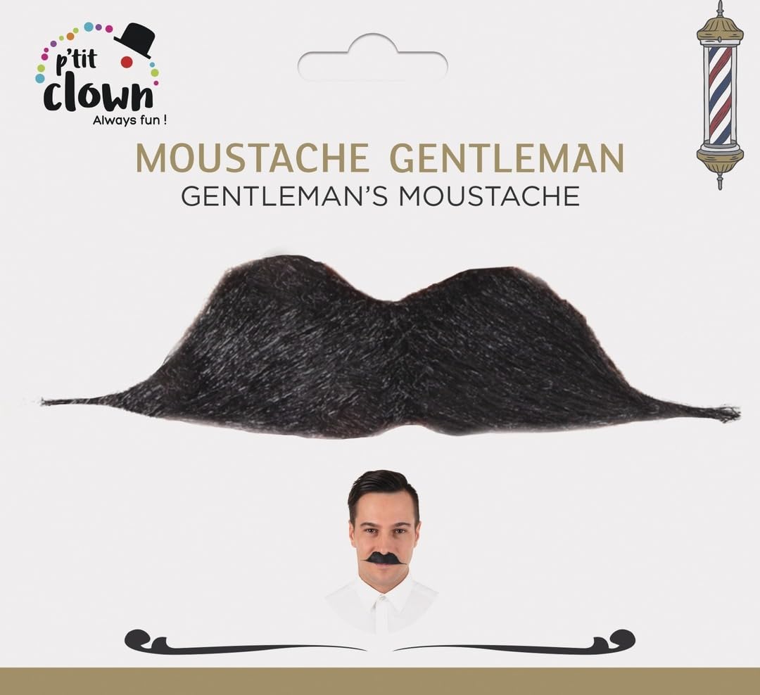 p-tit-clown-schnurrbart-gentleman-schwarz-selbstklebend image 5
