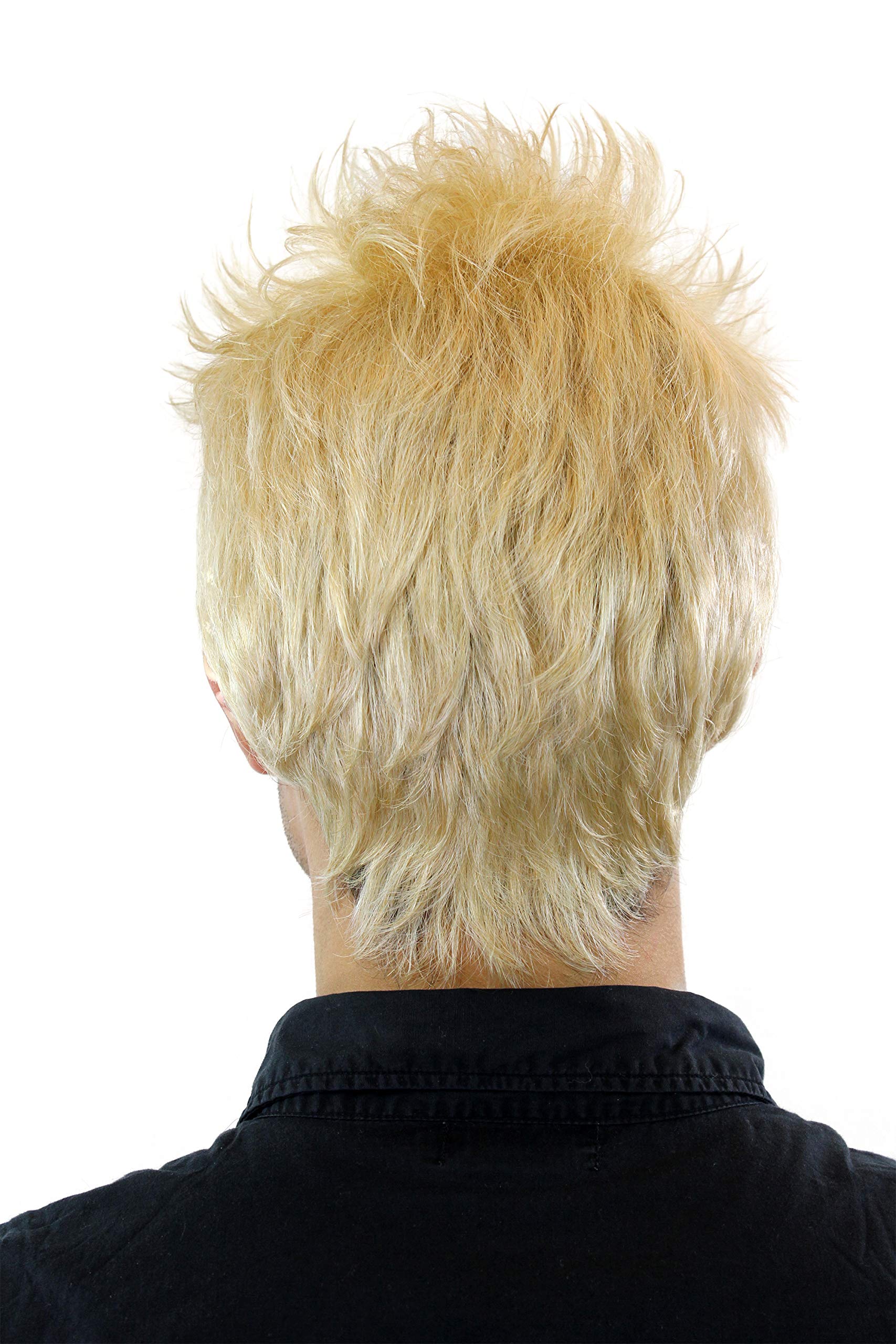 wig-me-up-gfw386-24a-kurzhaar-per-cke-f-r-herren-hellblond-stehende-haare-tresse image 4