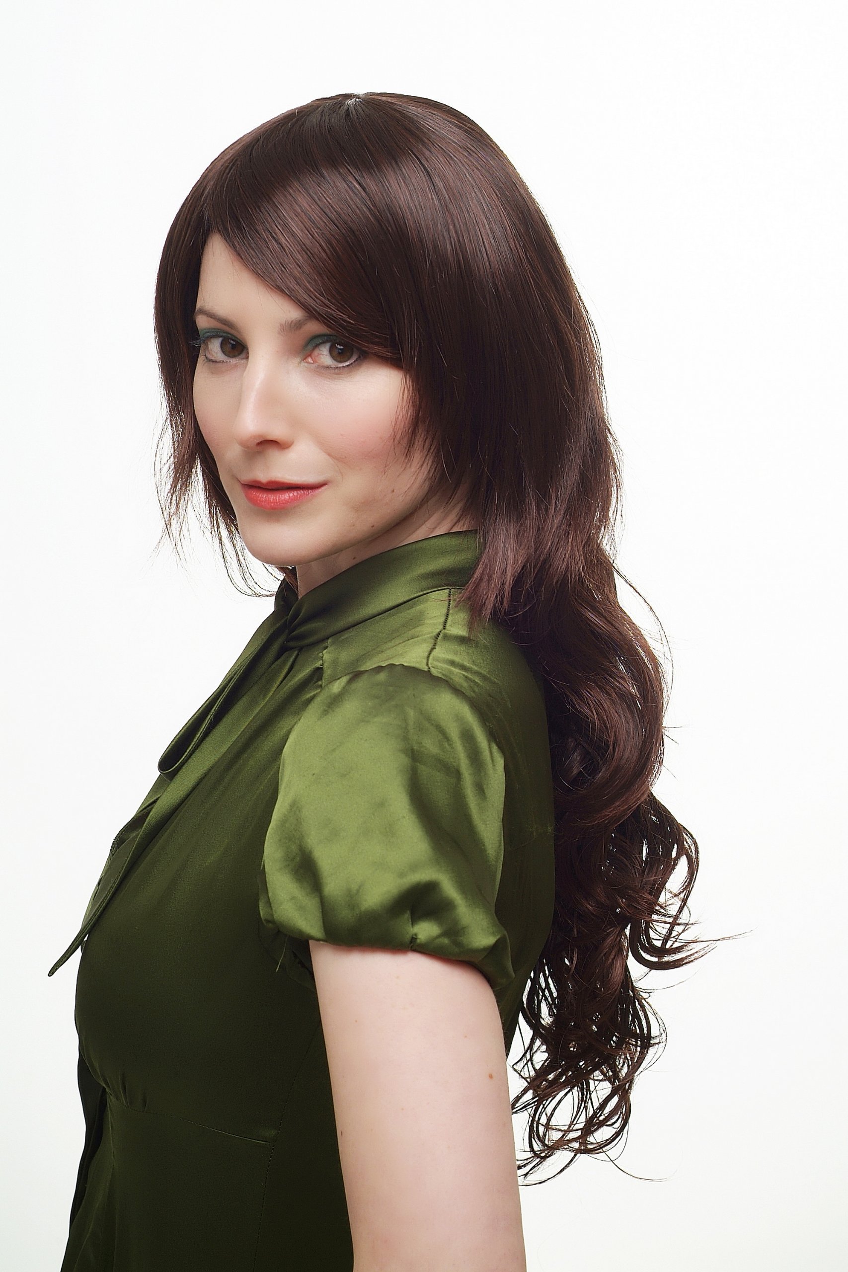 wig-me-up-h9376-2t33-damen-langhaarper-cke-gestuft-wellig-braun-mahagoni-60-cm image 2