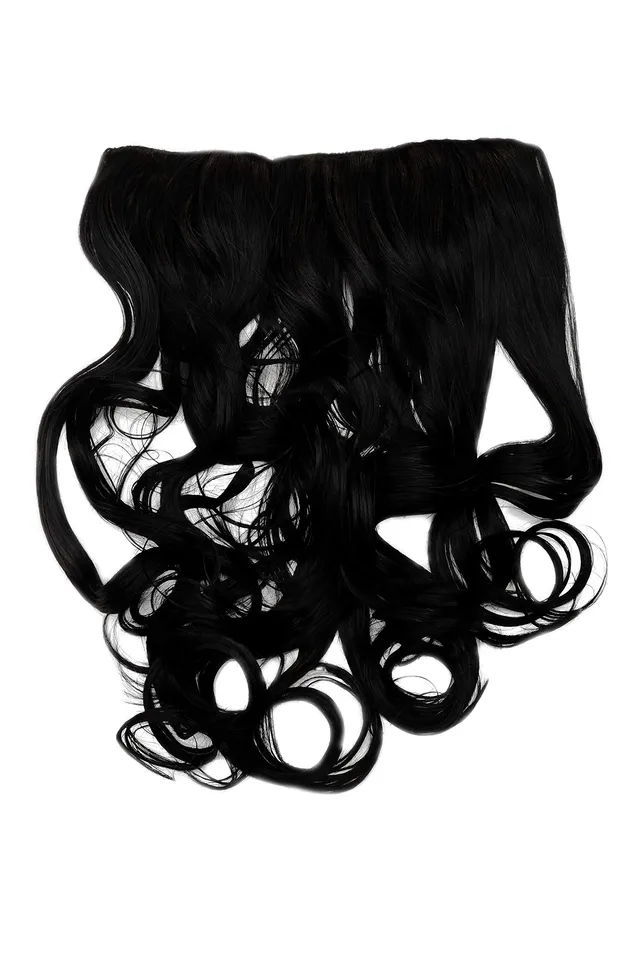 wig-me-up-wh5008-180c-1-clip-in-haarverl-ngerung-lockig-schwarz-50-cm-5-clips image 1