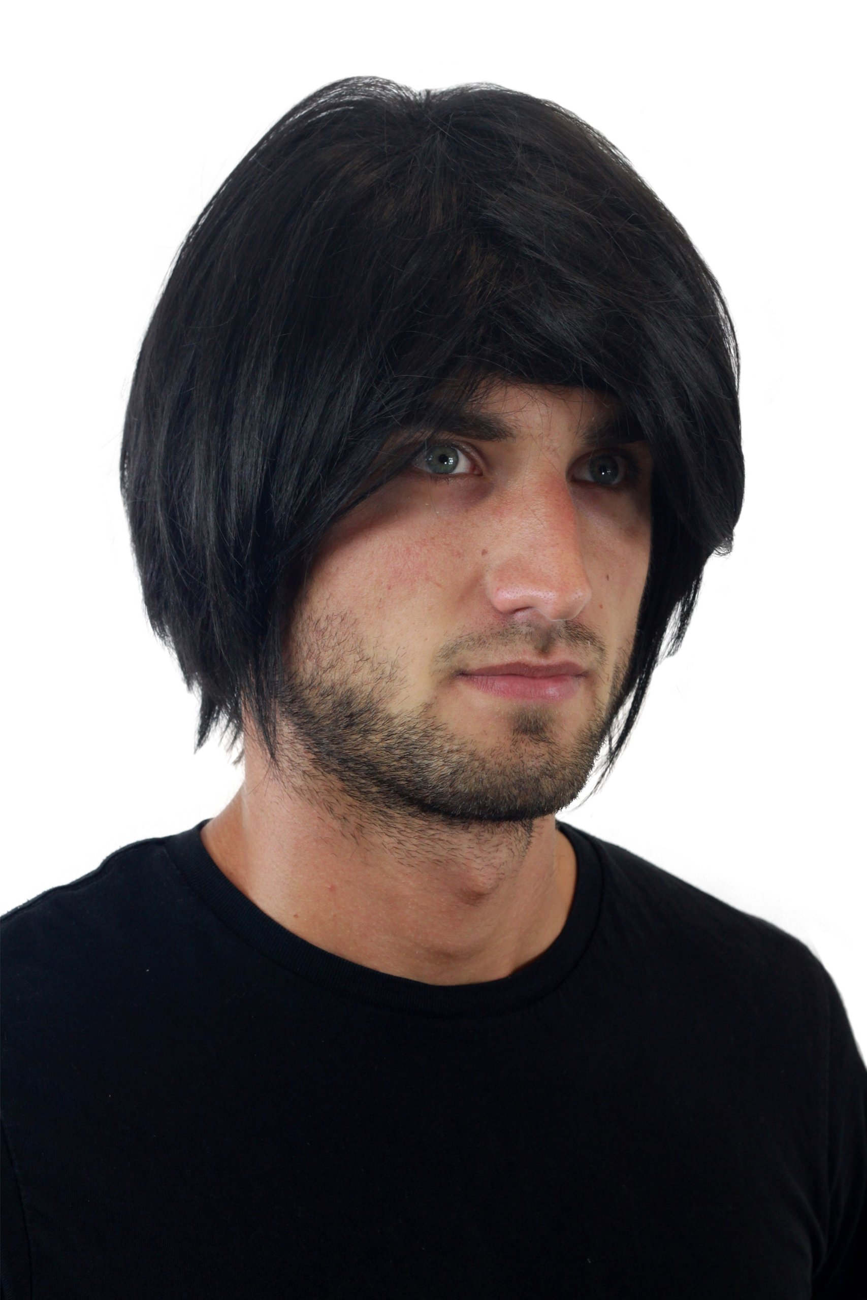 wig-me-up-gfw895-1b-herren-per-cke-schwarz-mittellang-20-cm-seitenscheitel image 2
