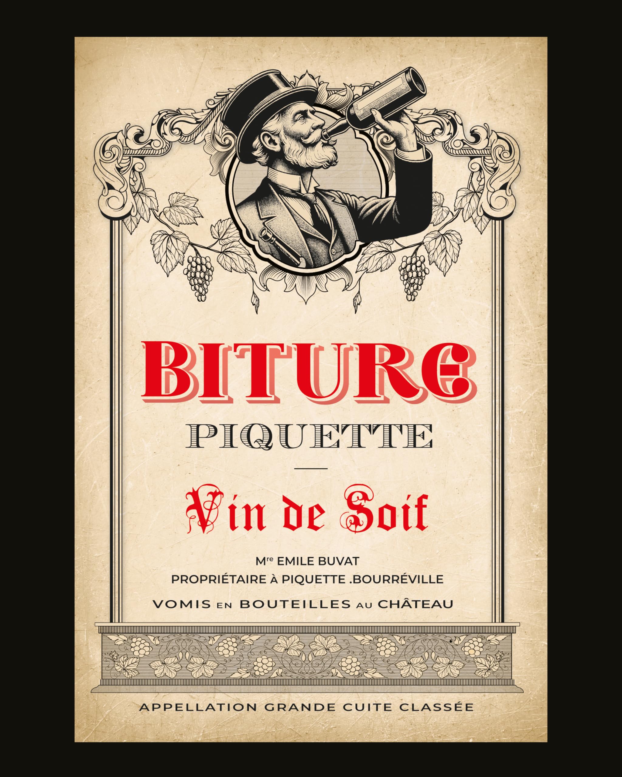 p-tit-clown-flaschen-kost-m-super-pastis-cubi-weinflasche-einheitsgr-e-polyester image 5
