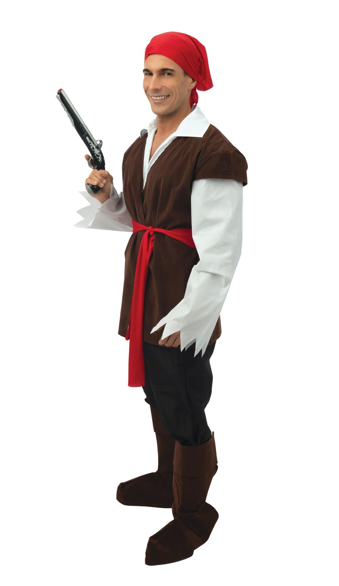 ptit-clown-89125-piratenkost-m-herren-mit-hose-hemd-weste-und-stiefel-berziehern image 2