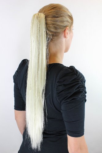 wig-me-up-jl-4008-613-haarteil-zopf-platinblond-glatt-65-cm image 4