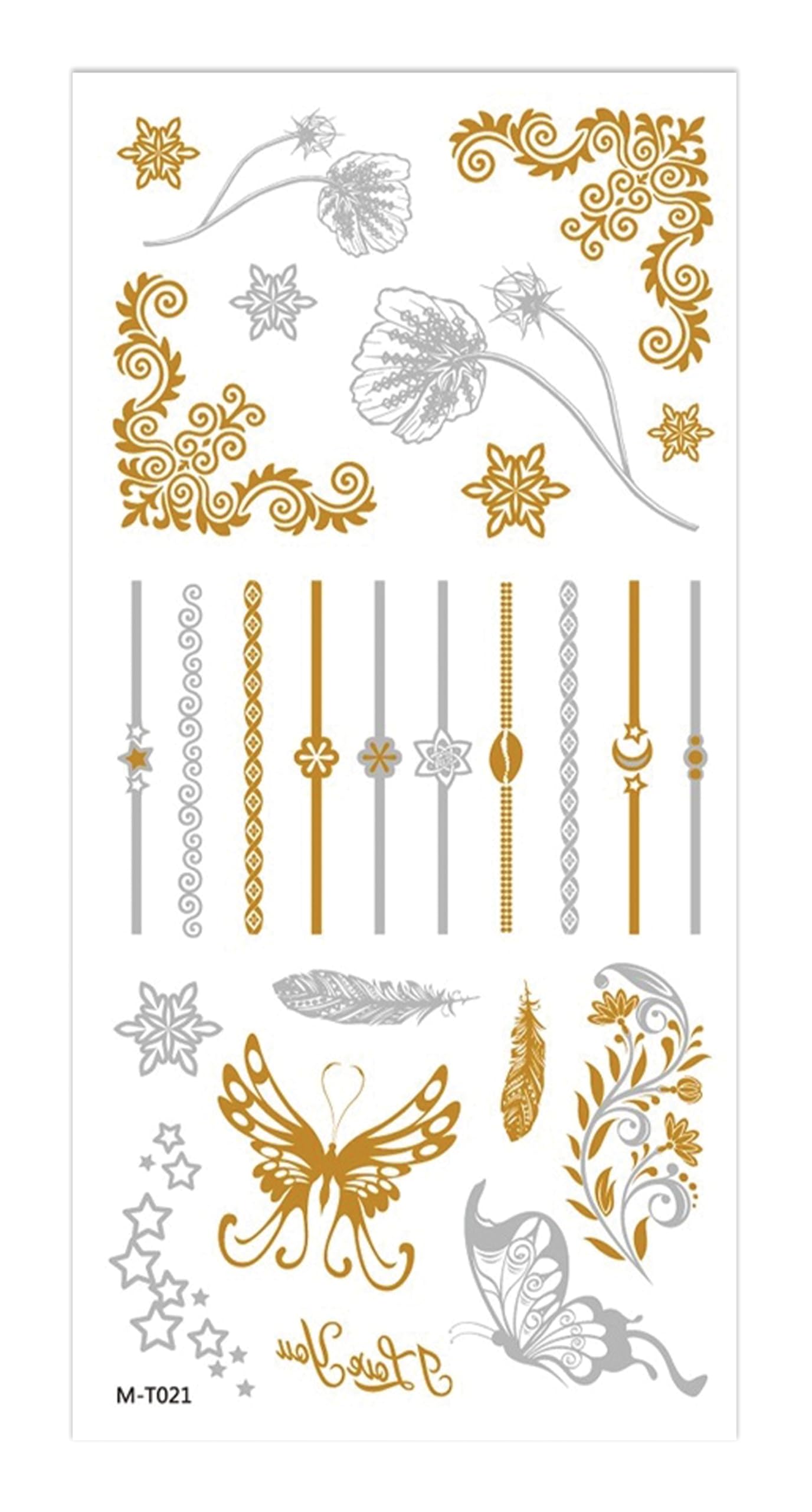 ptit-clown-tattoos-gold-silber-ii-23740-tempor-r-tattoos image 2