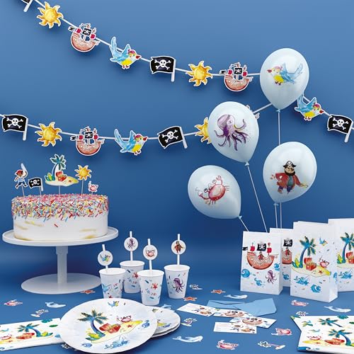 p-tit-clown-re22466-luftballons-piraten-30-cm-8-st-ck image 6