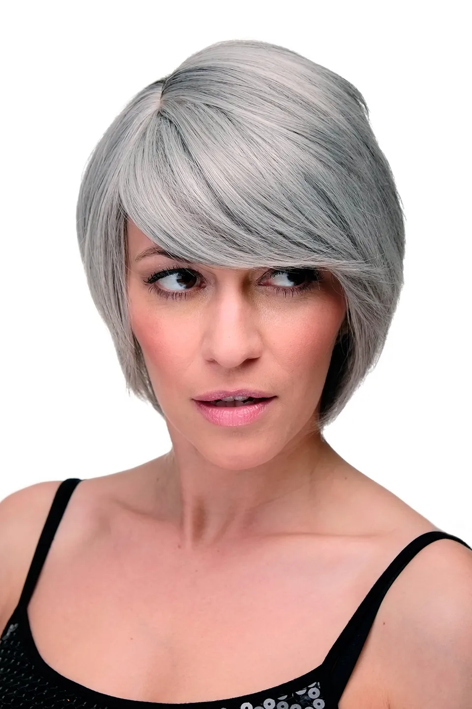 wig-me-up-6082-51-kurzhaarper-cke-damen-grau-25cm-seitenscheitel image 1
