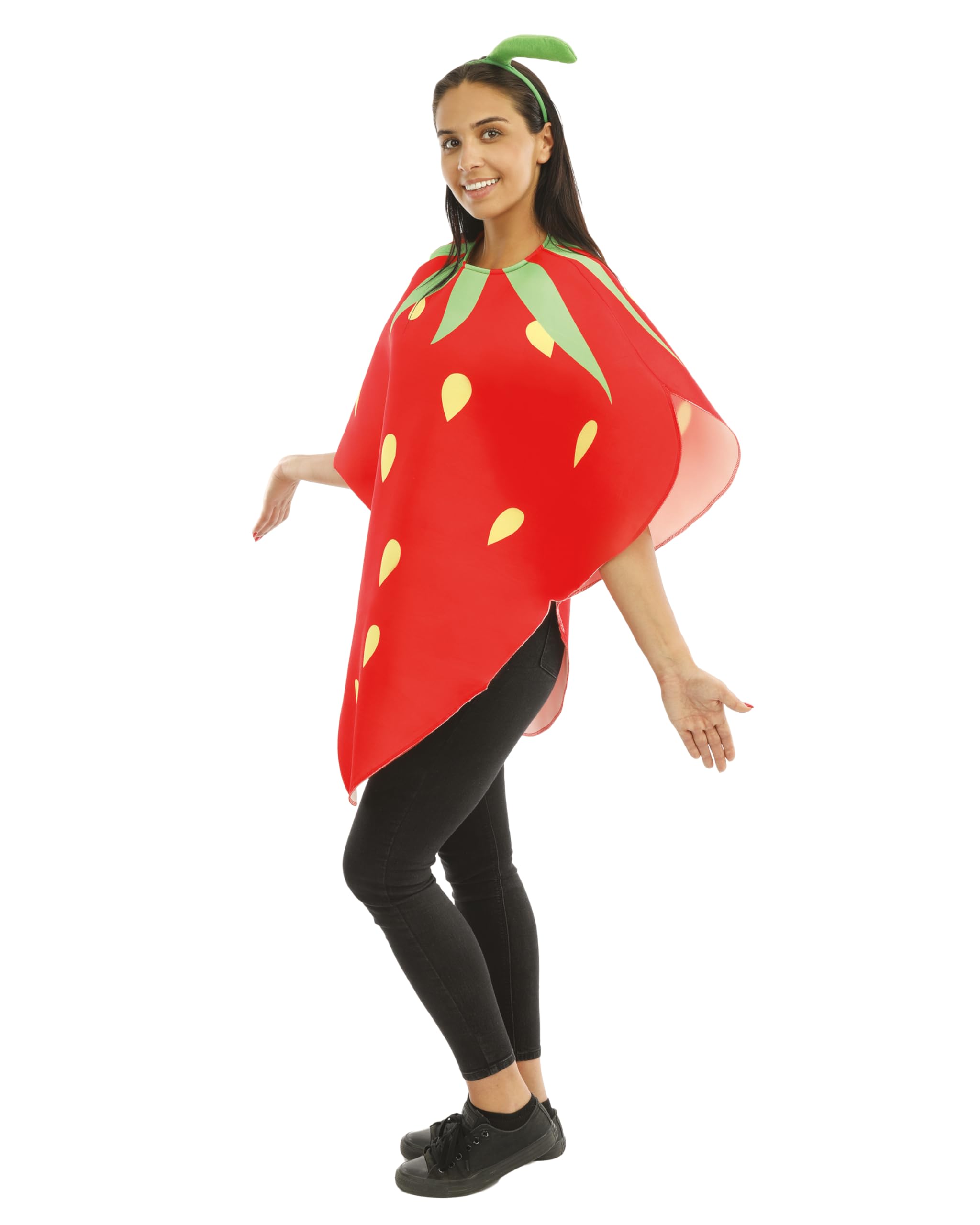 ptit-clown-23924-kost-m-erdbeere-erwachsene-einheitsgr-e-rot image 3