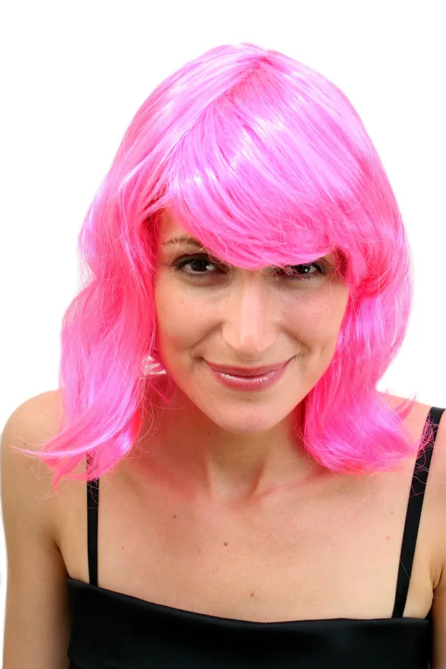 wig-me-up-funky-party-per-cke-pink-rosa-f-r-fasching-und-disco image 1