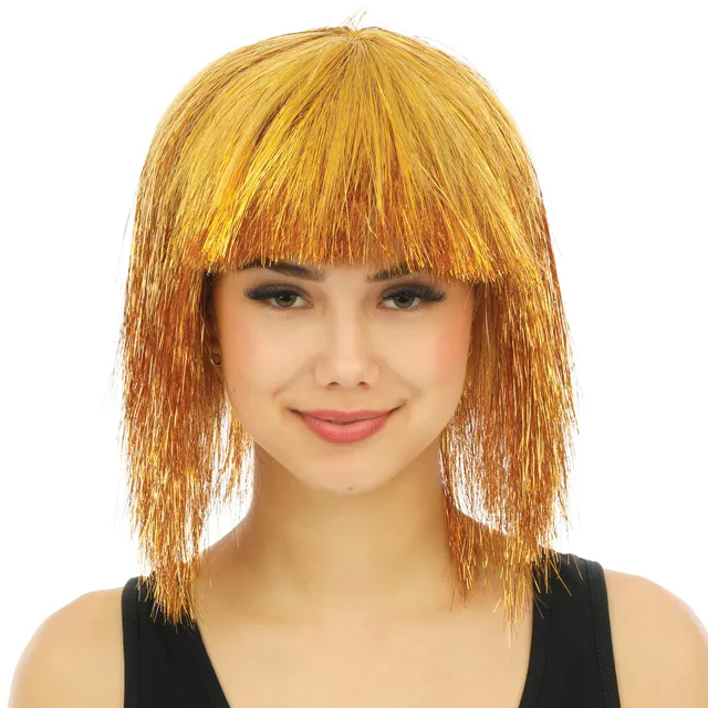 ptit-clown-per-cke-disco-luxe-gold-synthetikhaar image 1