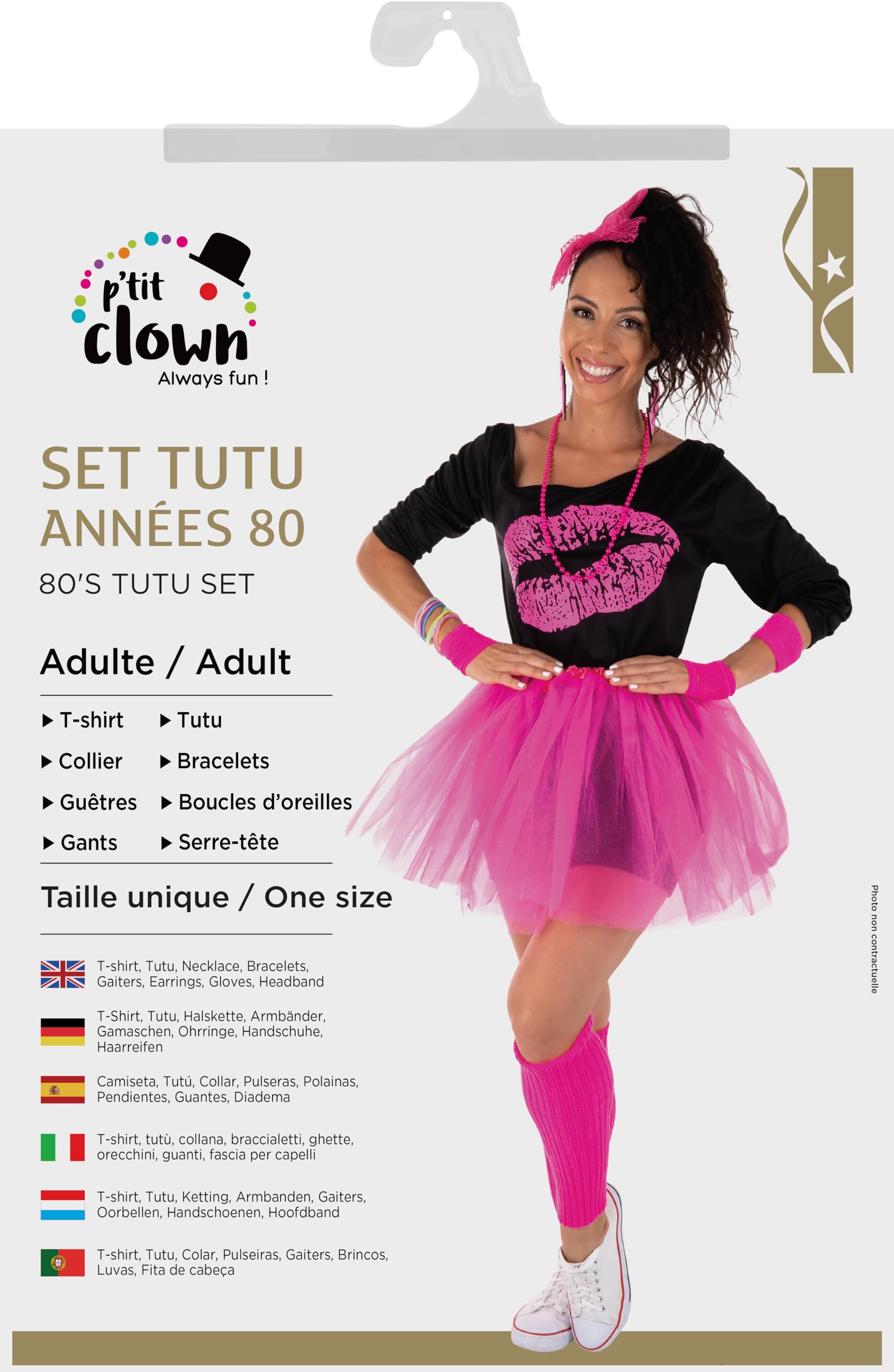 p-tit-clown-set-80er-jahre-tutu-rosa image 5