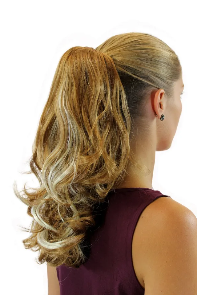 wig-me-up-jl-0058-26h613-haarteil-gewellt-40-cm-butterfly-klammer-blond-mix image 1