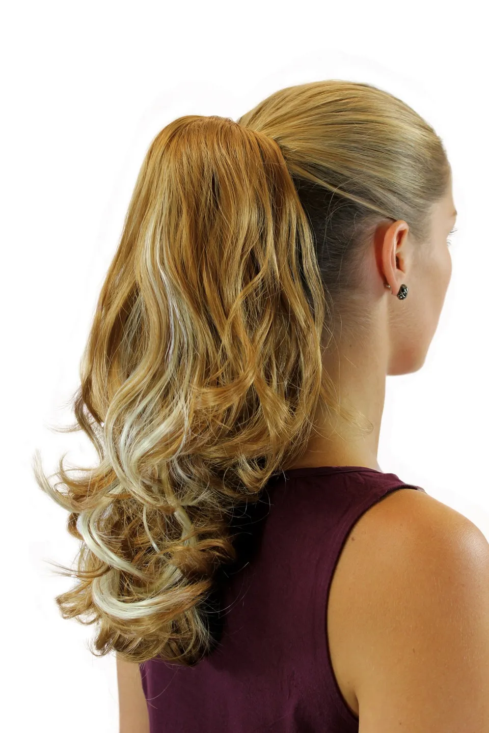 wig-me-up-jl-0058-26h613-haarteil-gewellt-40-cm-butterfly-klammer-blond-mix image 1