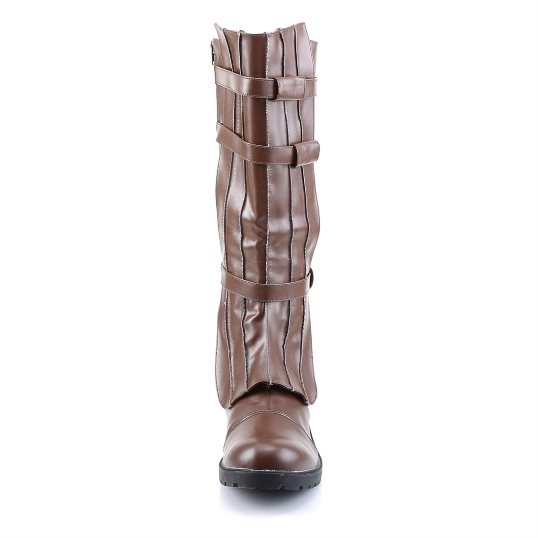 funtasma-walker-130-herren-knie-stiefel-schwarz-superhero-boots-aus-kunstleder-m image 2