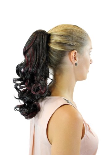 wig-me-up-xf-0021-4h39r-haarteil-zopf-lockig-35-cm-dunkelbraun-rot image 6
