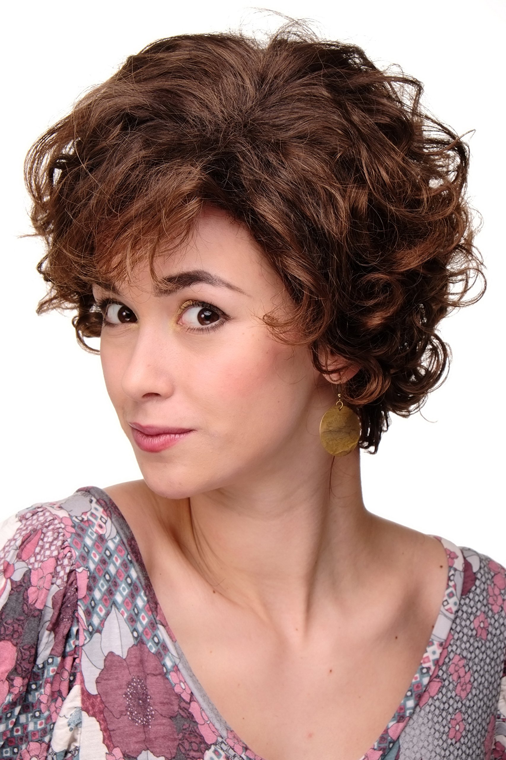 wig-me-up-tyw60582-4t30-damen-kurzhaarper-cke-volumin-s-lockig-braun-rotbraun-mi image 2
