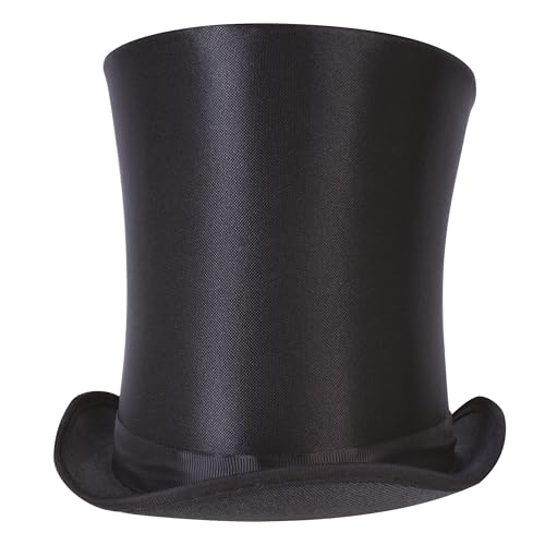 ptit-clown-zylinder-satin-schwarz-erwachsene-hut image 8