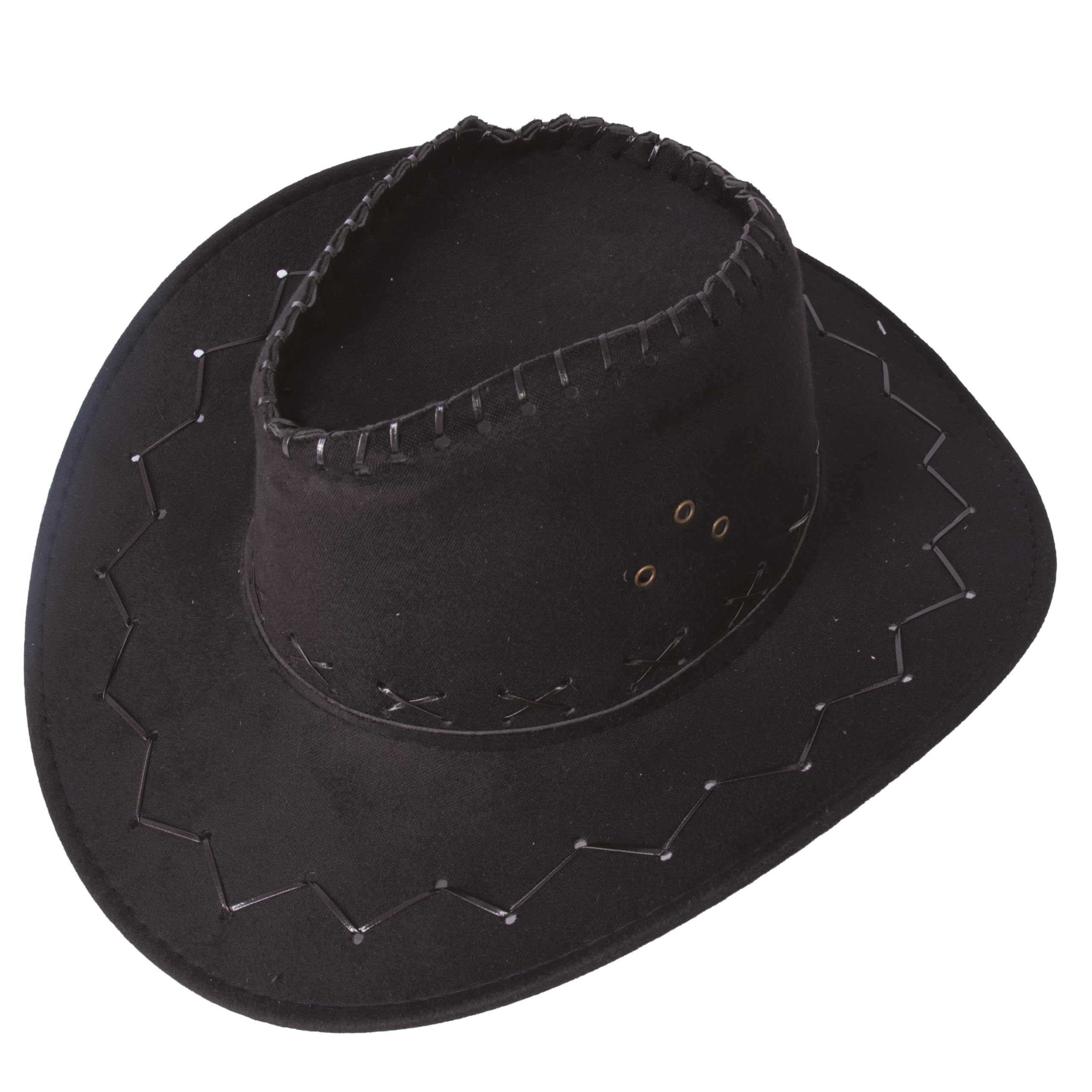 ptit-clown-cowboy-hut-nubukleder-optik-mit-zierband image 3