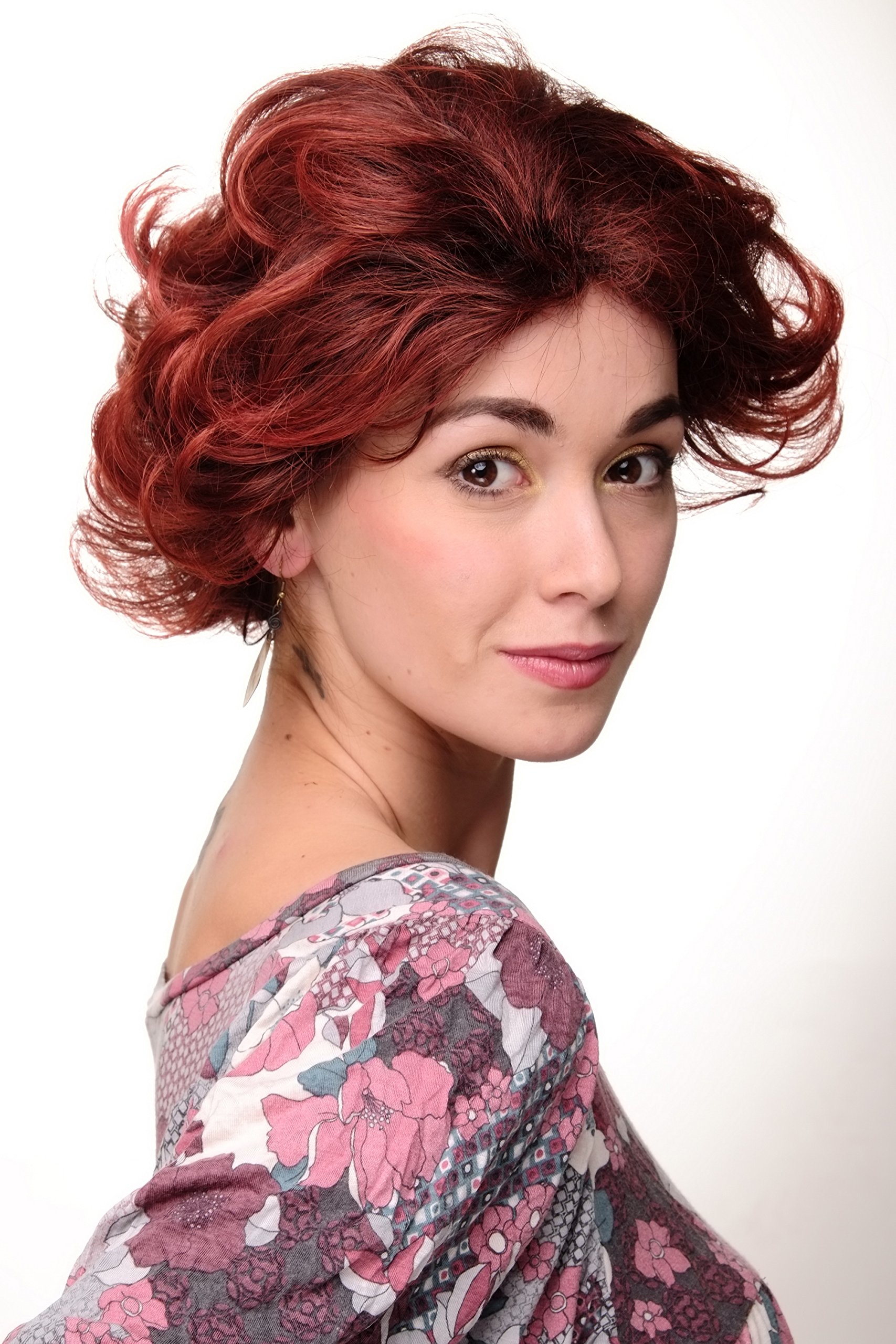 wig-me-up-tyw60298-4t350-damenper-cke-kurz-toupiert-braun-rot-mix image 2