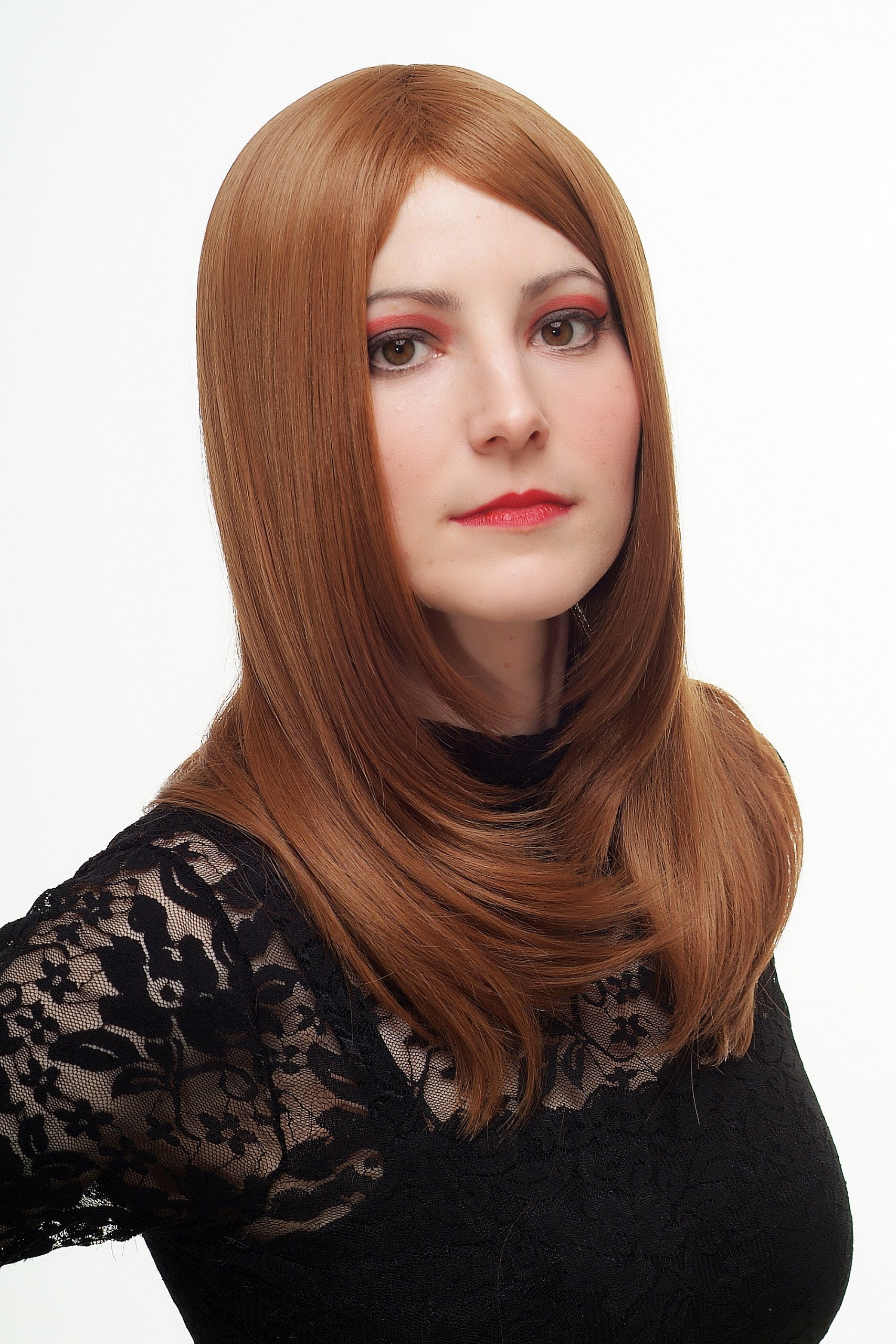 wig-me-up-sa025-30-27-damenper-cke-lang-glatt-mit-mittelscheitel-dunkelblond-rot image 6