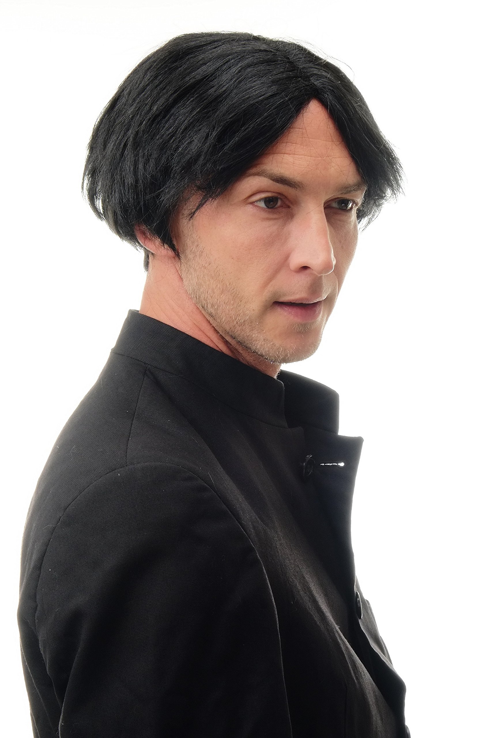 wig-me-up-90983-za103-bob-per-cke-schwarz-glatt-20-cm-unisex image 4