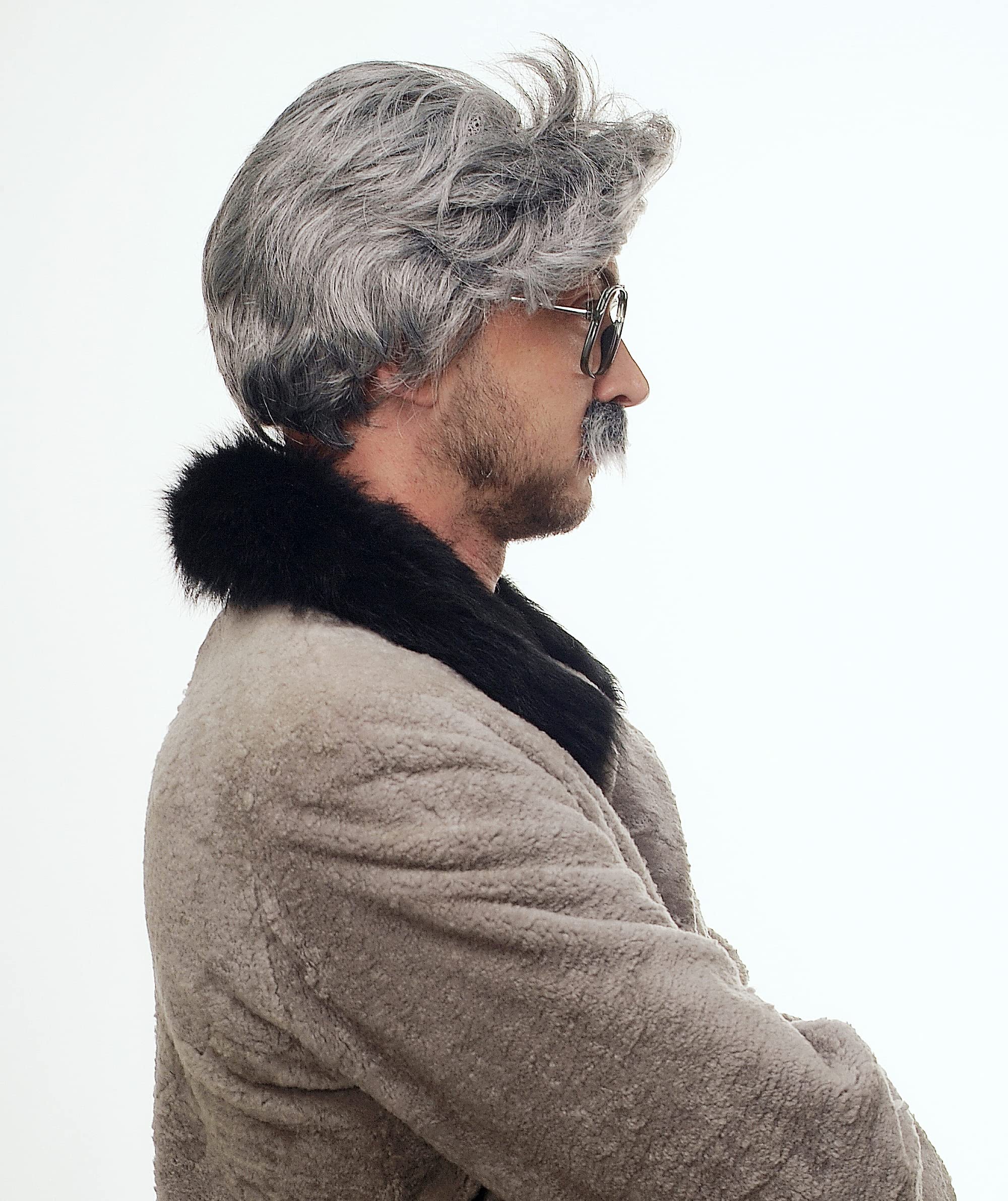 wig-me-up-per-cke-bart-4129-p103-68a-opa-professor-gro-vater-grau-fasching image 7
