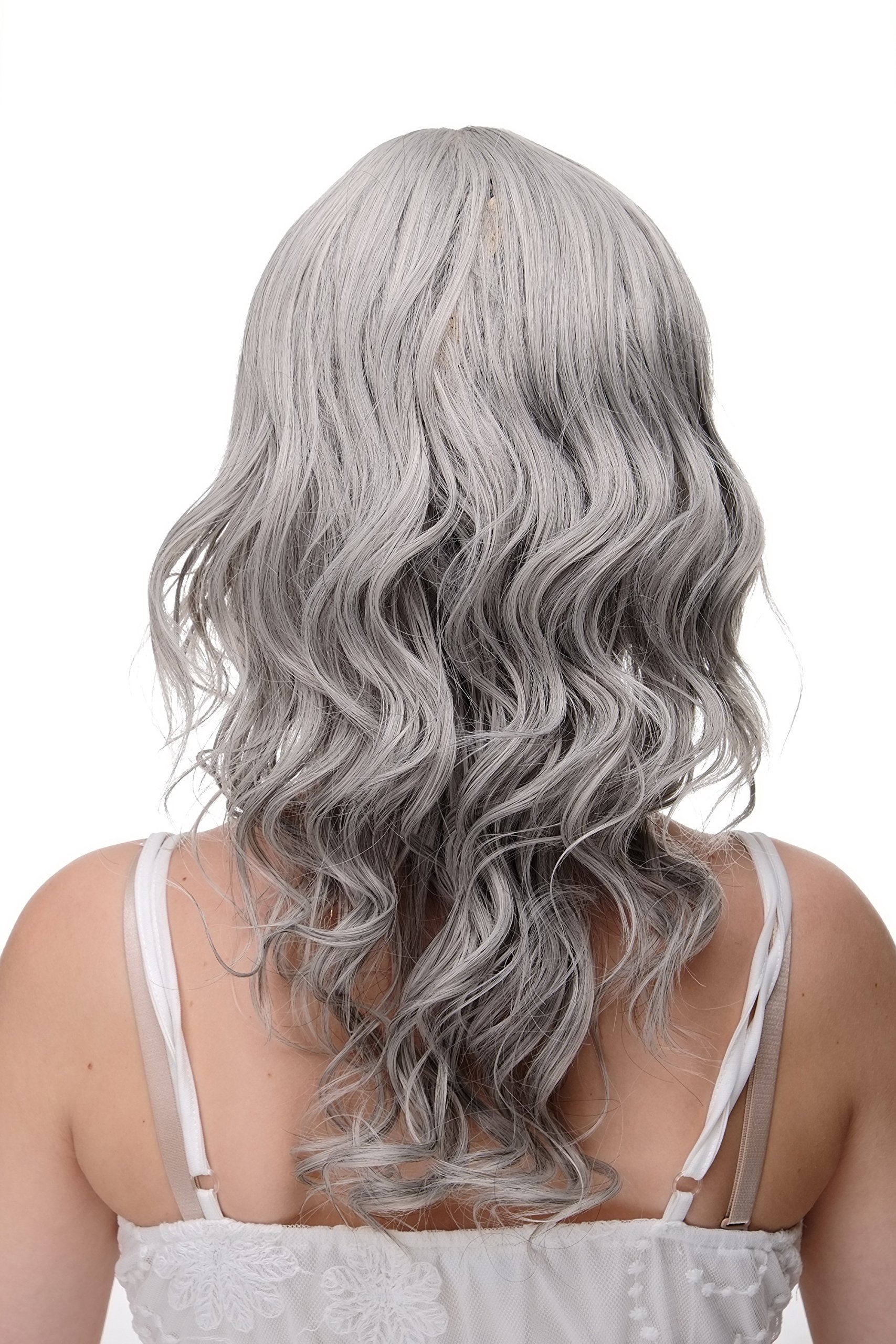 wig-me-up-5019-51-damen-per-cke-halblang-wetlook-grau-50-cm image 4