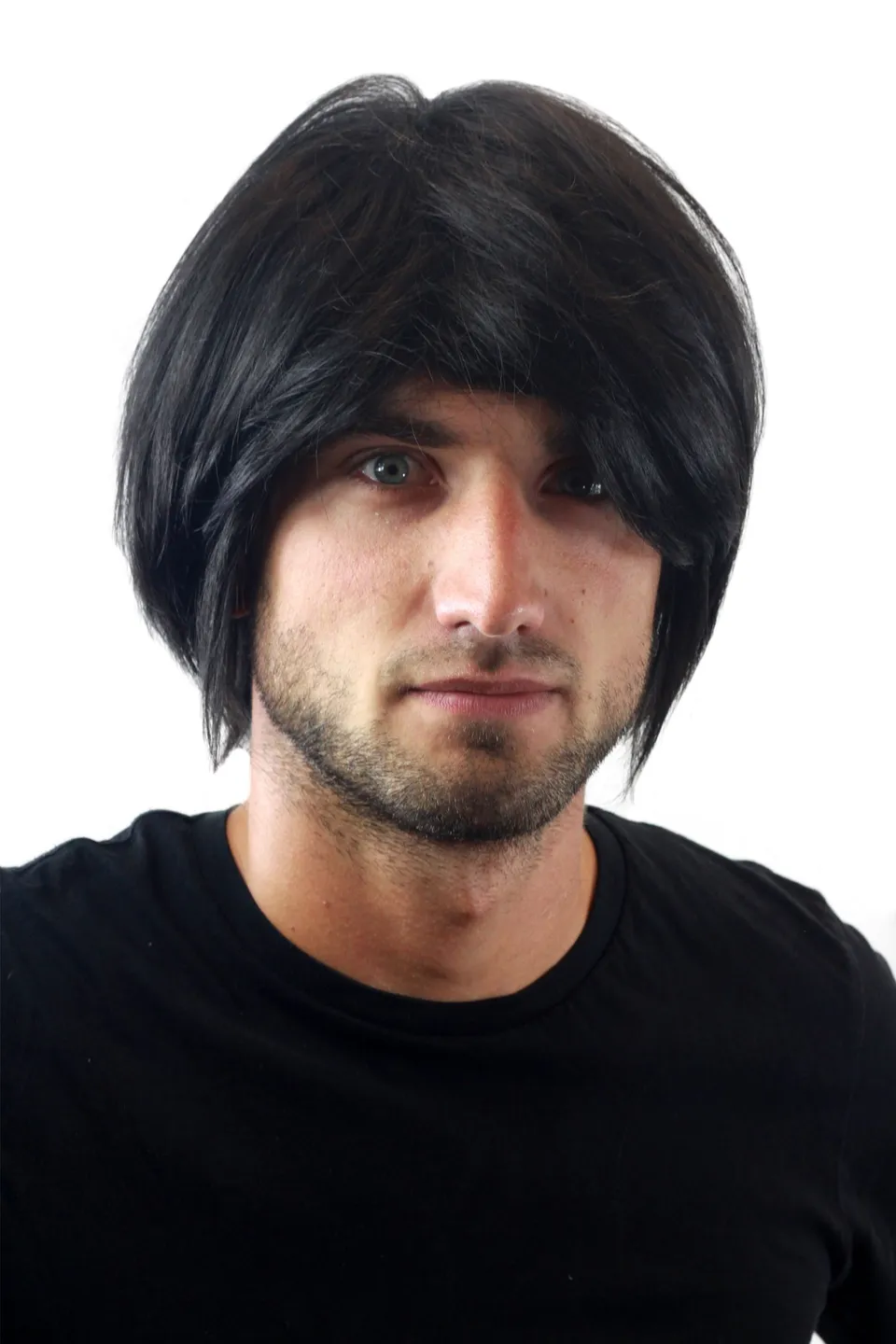 wig-me-up-gfw895-1b-herren-per-cke-schwarz-mittellang-20-cm-seitenscheitel image 1