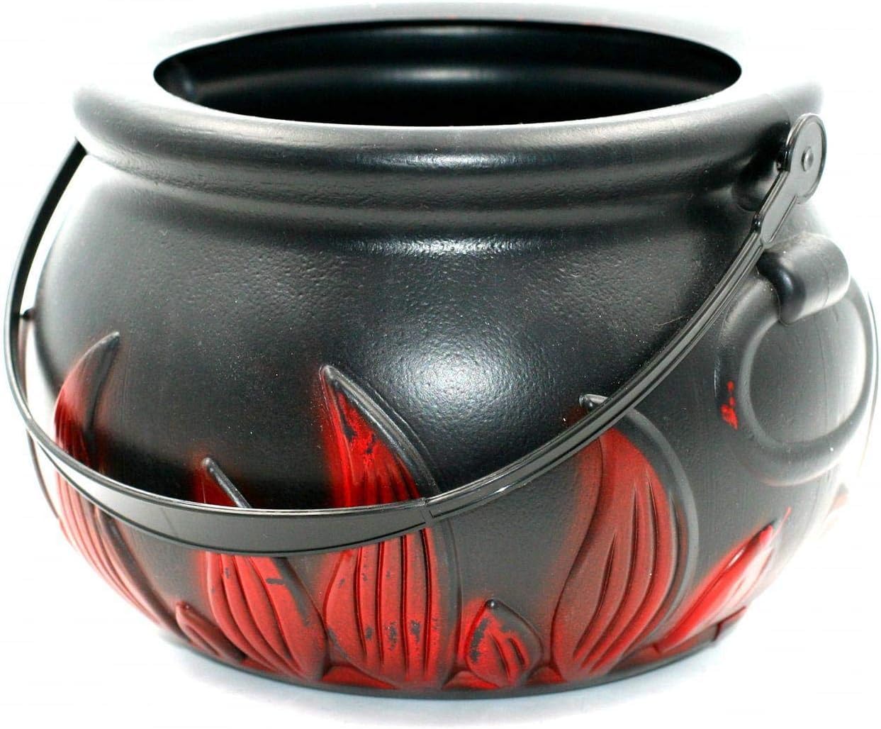 ptit-clown-14206-hexenkessel-mit-flammeneffekt-17-cm-schwarz-kunststoff image 2