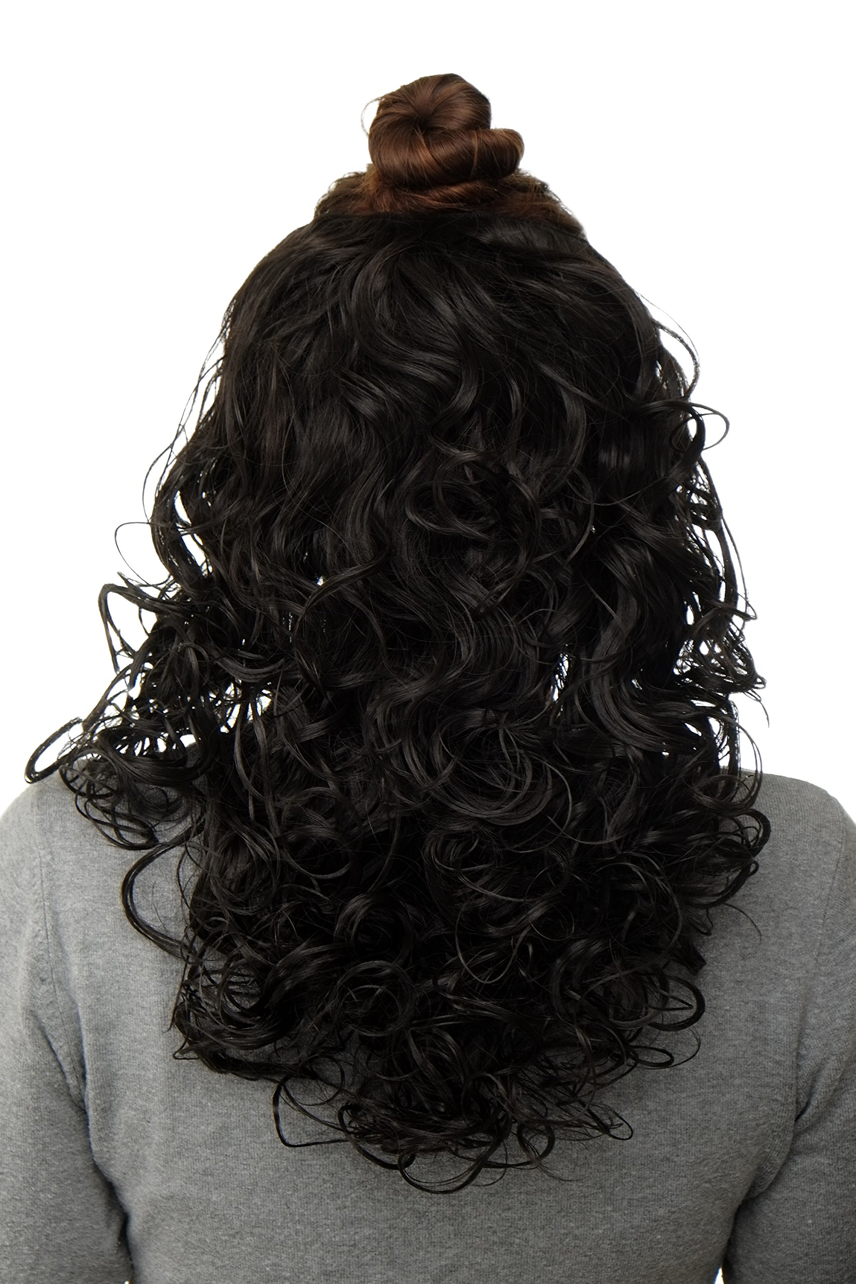 wig-me-up-h9312-2-halbper-cke-clip-in-locken-schwarz-40-cm image 8