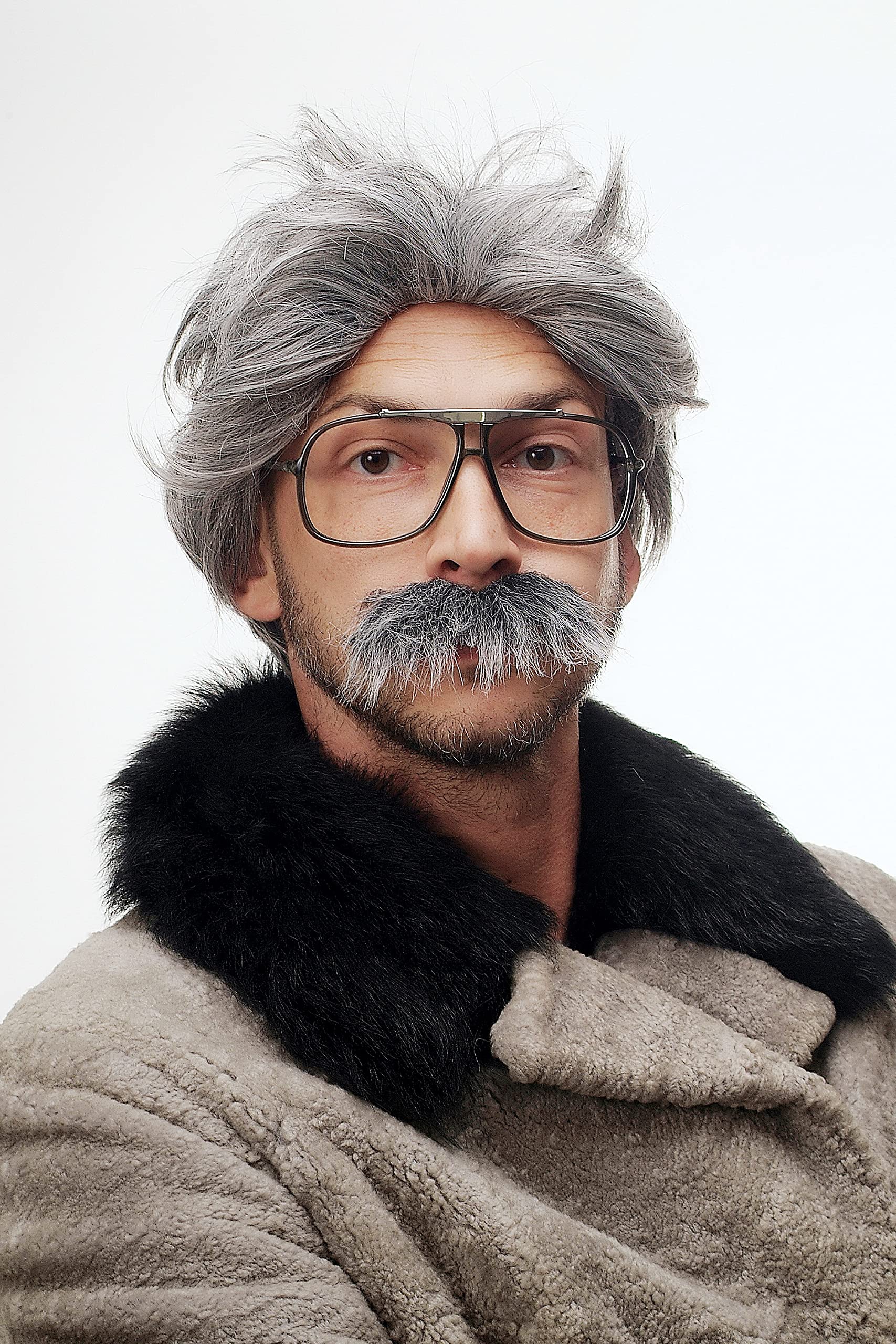 wig-me-up-per-cke-bart-4129-p103-68a-opa-professor-gro-vater-grau-fasching image 6
