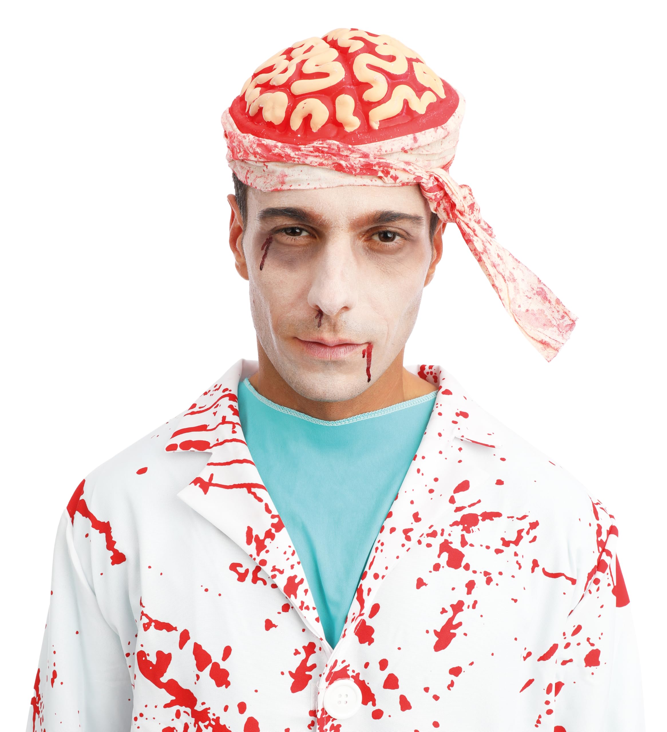 p-tit-clown-freistehender-gehirnhut-mit-bandagen-horror-hut image 1