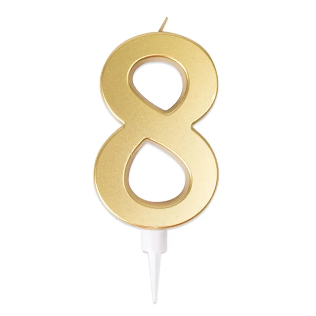 ptit-clown-23958-riesenkerze-gold-zahl-8-geburtstagskerze image 1