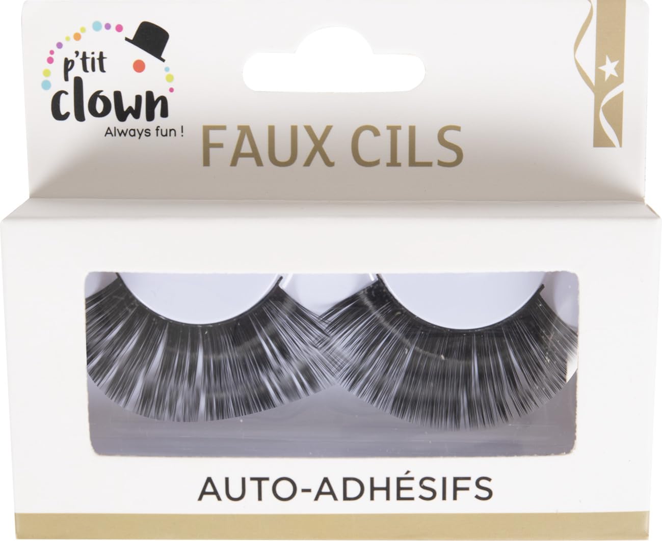 ptit-clown-jumbo-falsche-wimpern-schwarz-f-r-erwachsene image 2