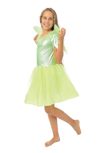 p-tit-clown-fee-kost-m-m-dchen-10-12-jahre-gelb-gr-n image 8