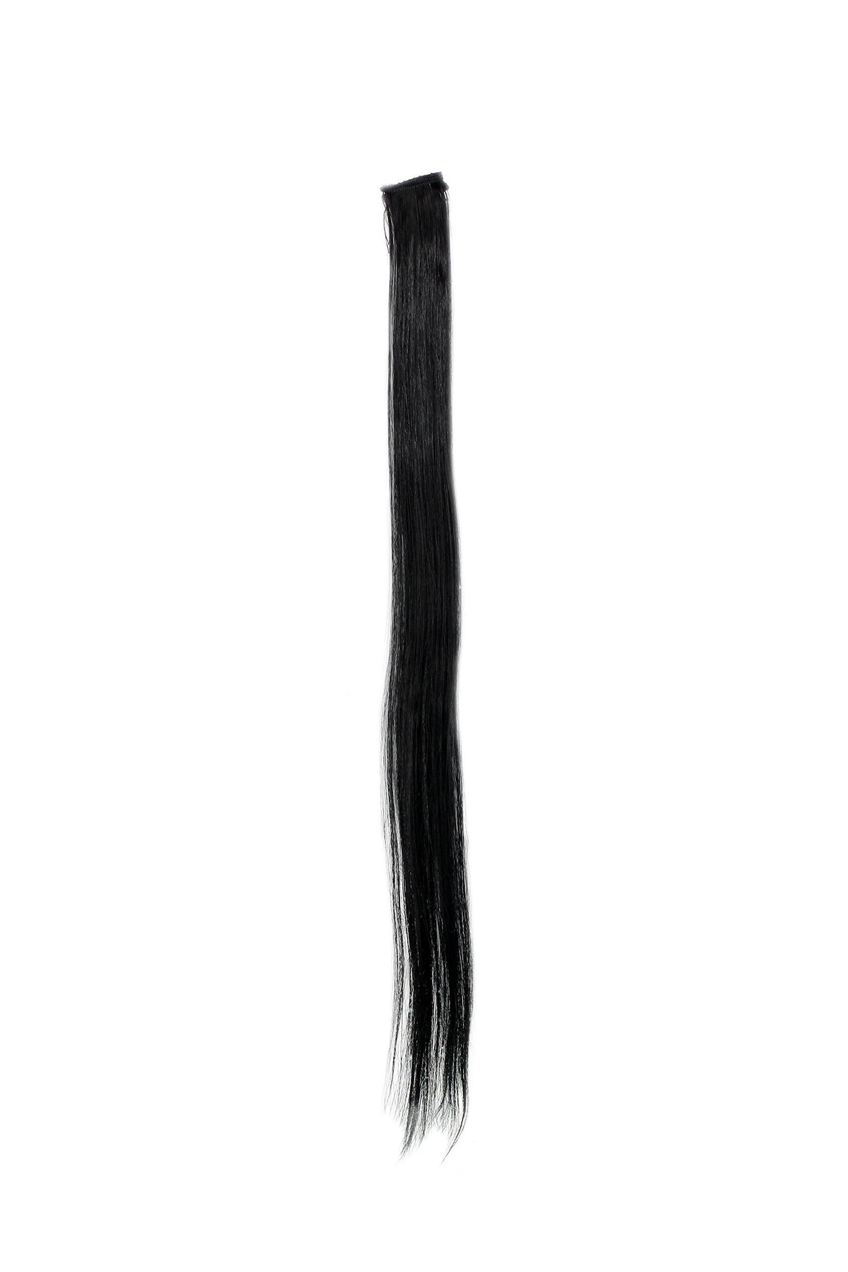 wig-me-up-1-clip-extension-str-hne-glatt-schwarz-1-63cm image 1