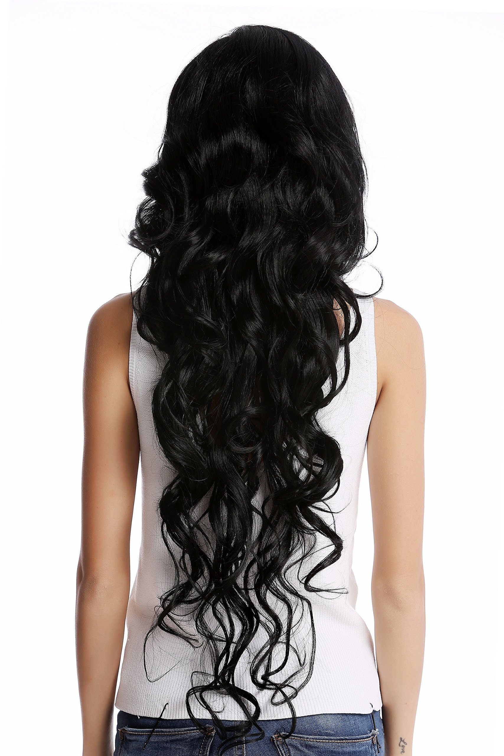 wig-me-up-gf-w2080-1-damenper-cke-sehr-lang-wellig-tiefschwarz-80-cm image 4