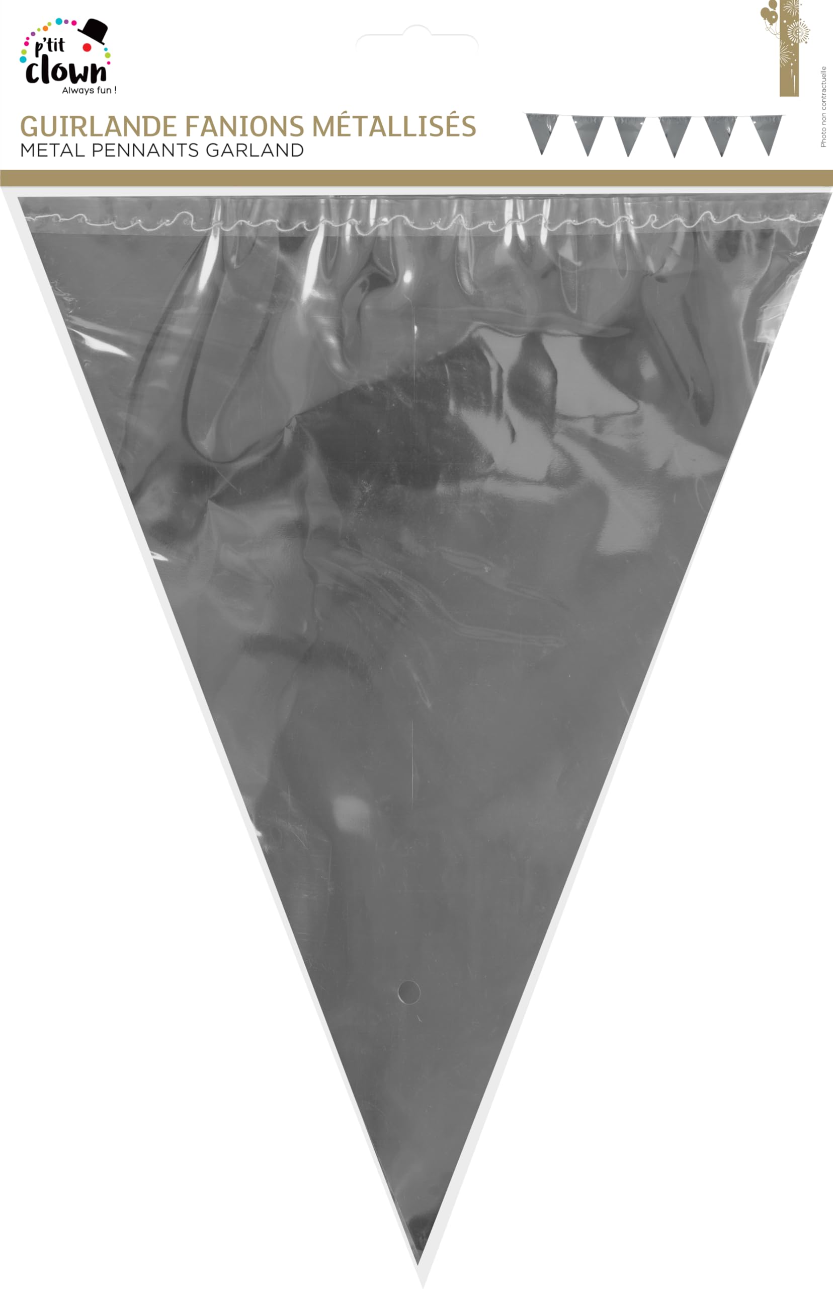 p-tit-clown-re41180-fransen-girlande-3-60-m-metallic-silber-flammen image 2