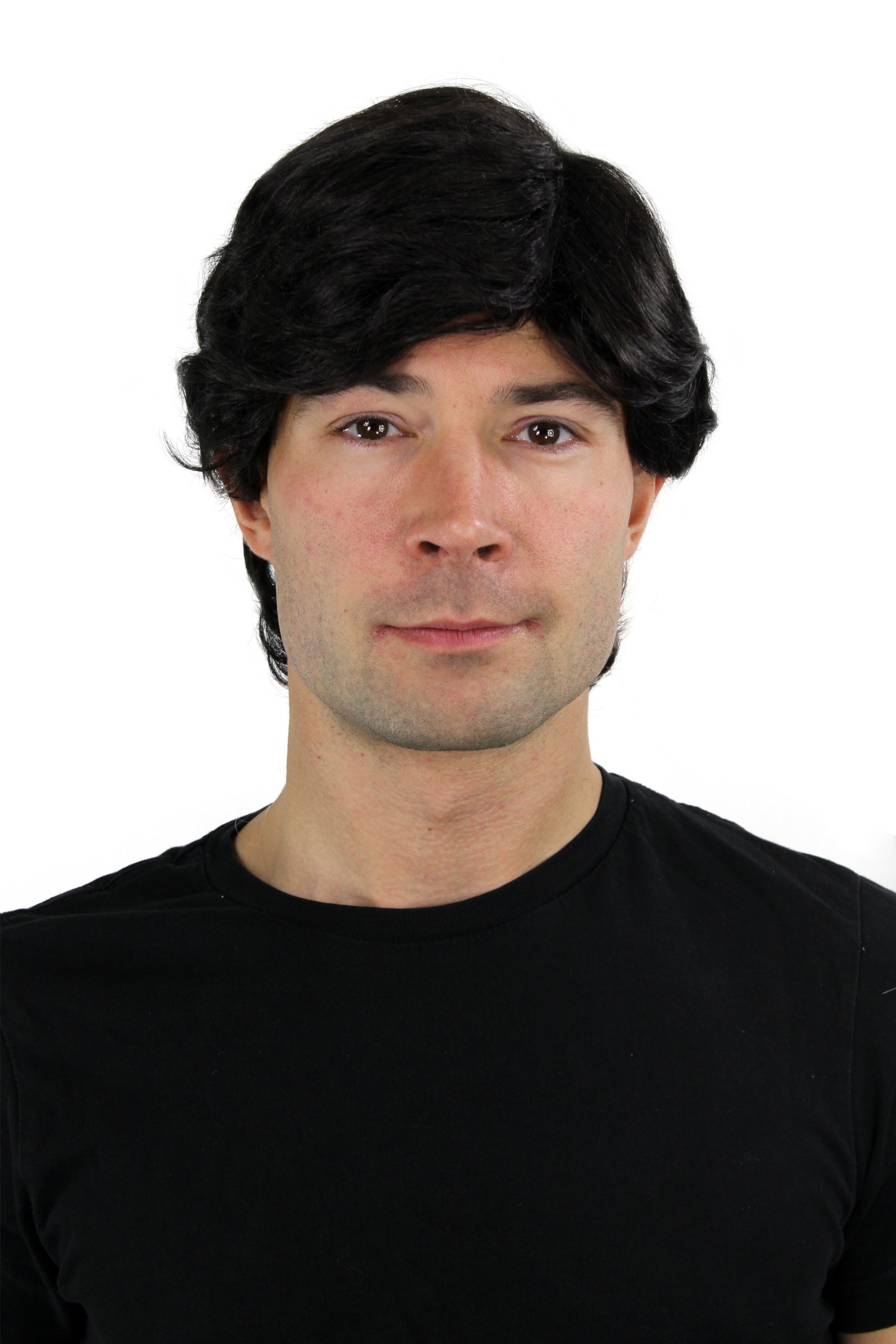 wig-me-up-gfw355a-2-m-nner-per-cke-schwarz-kurz-glatt-mit-scheitel image 6