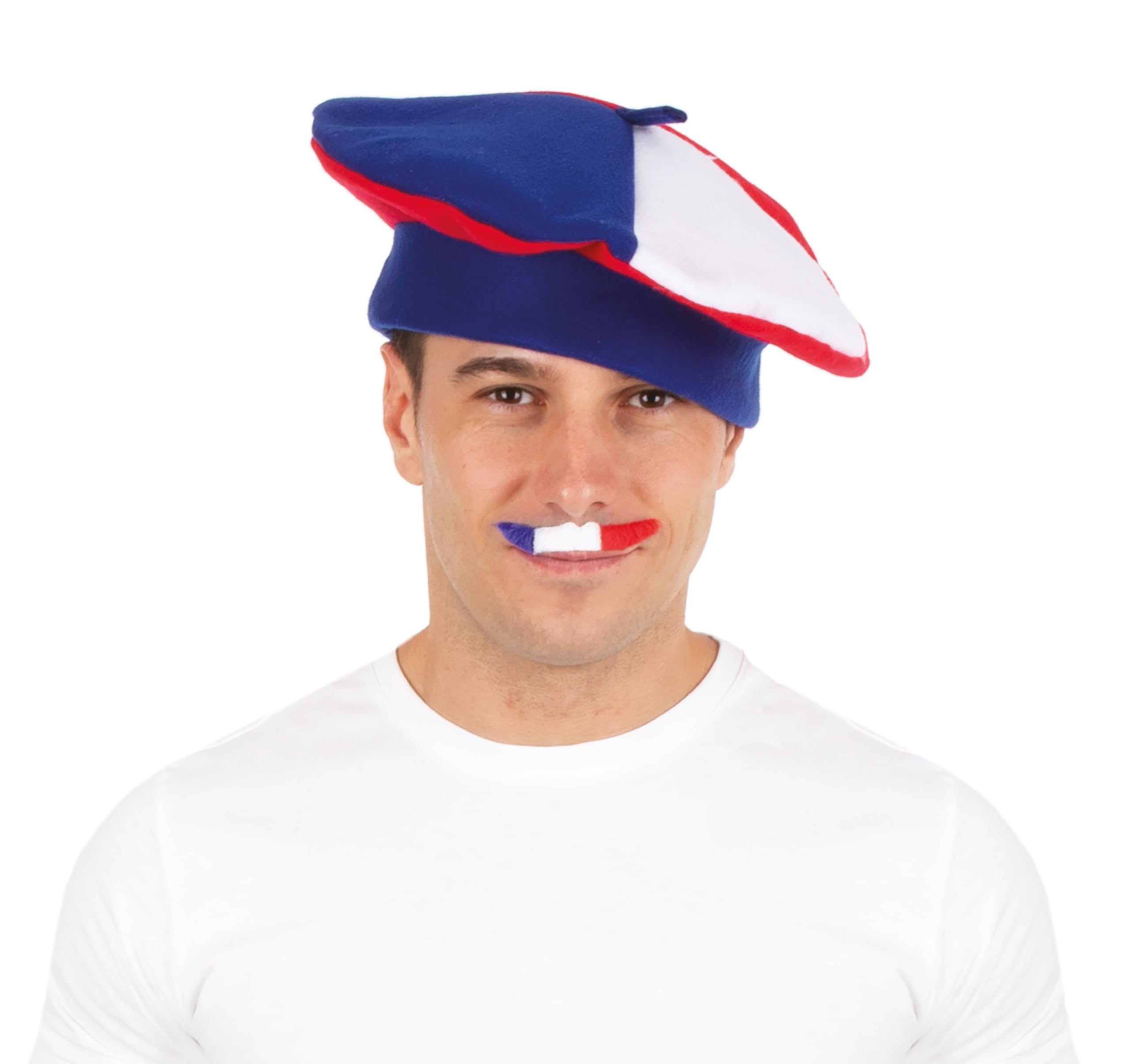 p-tit-clown-22382-barett-blau-wei-rot-frankreich-fans-polyester image 4