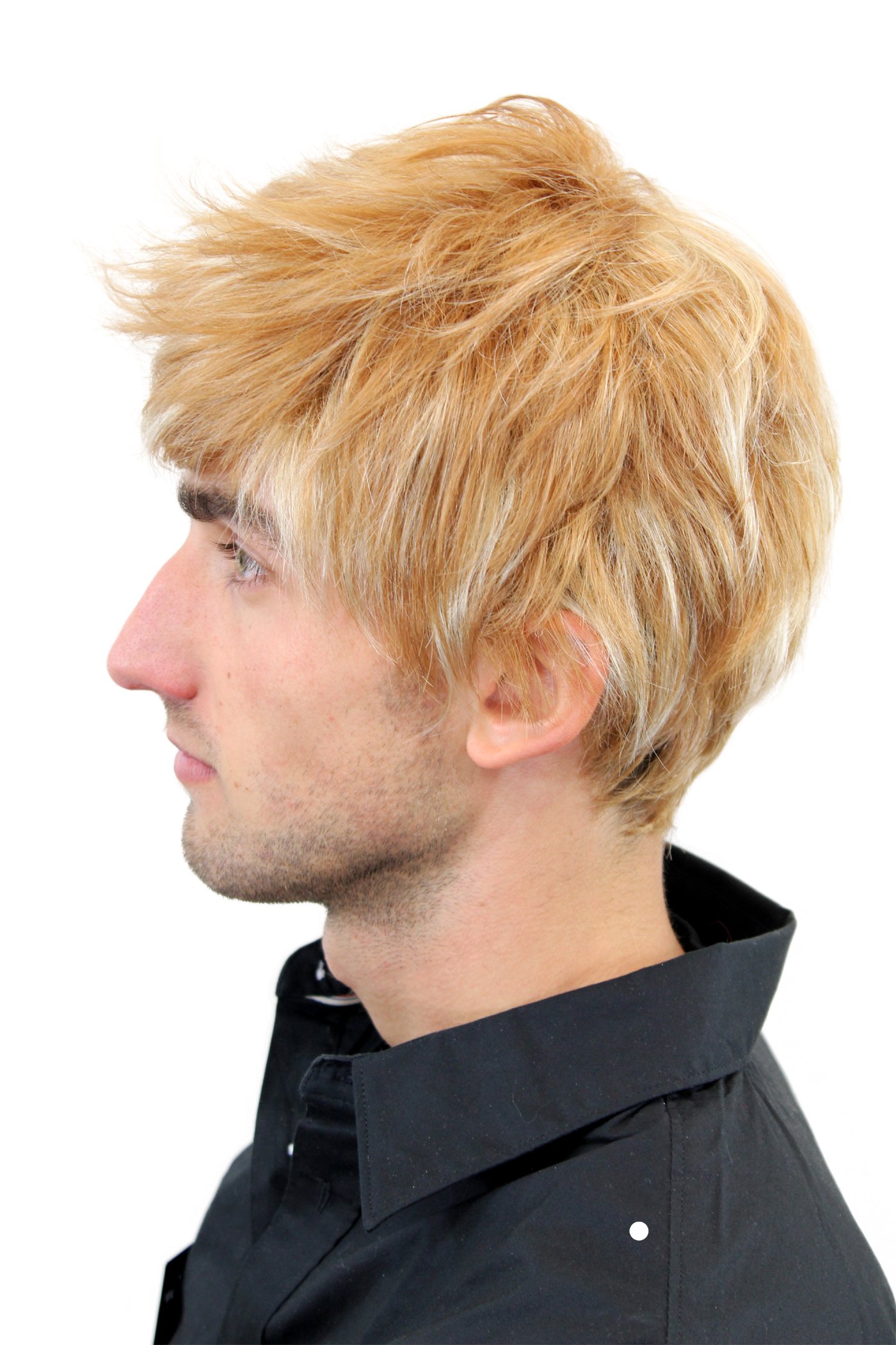 wig-me-up-gfw1176-27h613-herrenper-cke-kurz-dunkelblond-mit-highlights image 2