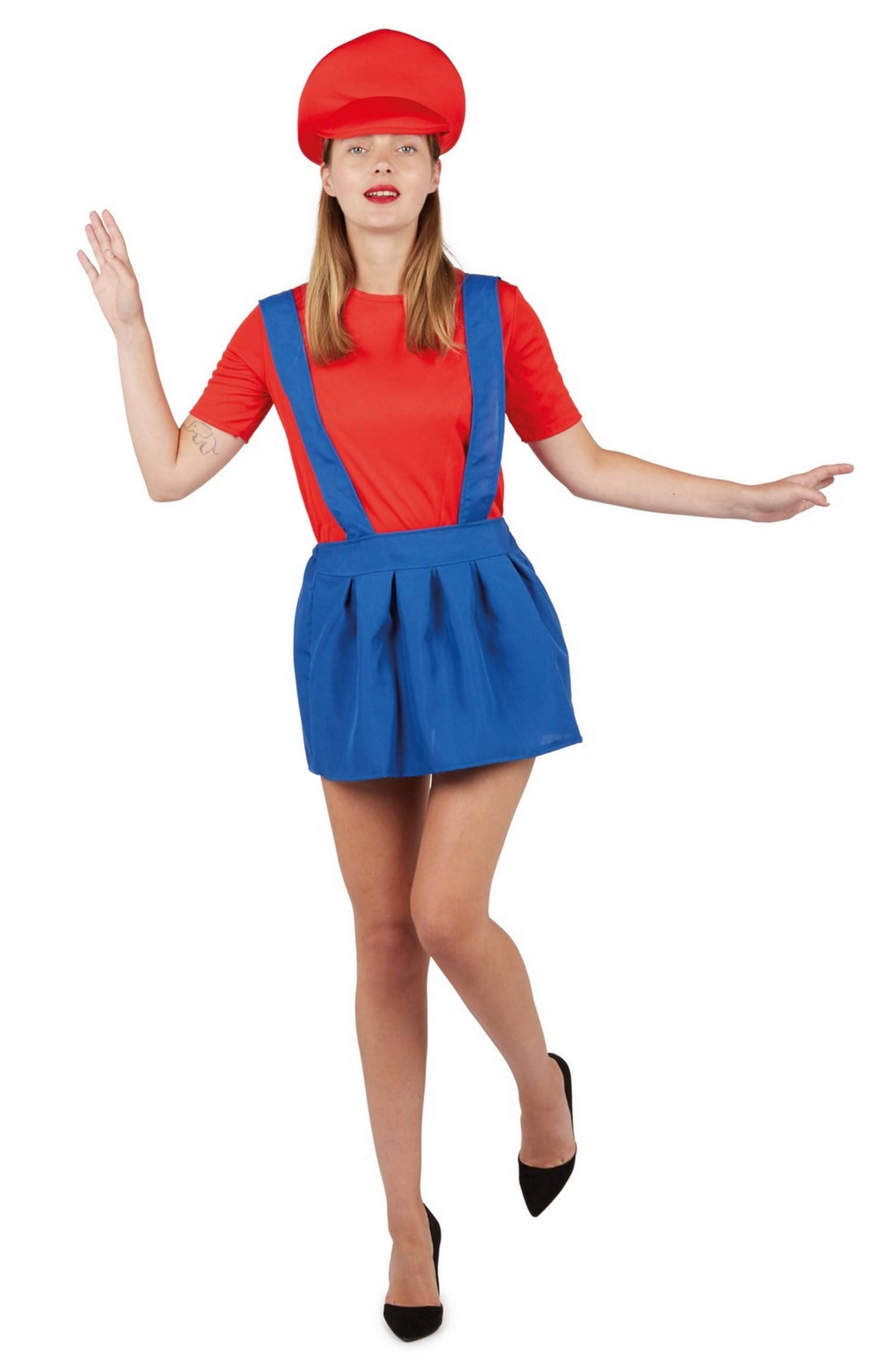 p-tit-clown-klempner-kost-m-damen-blau-rot-gr-e-l-xl image 1