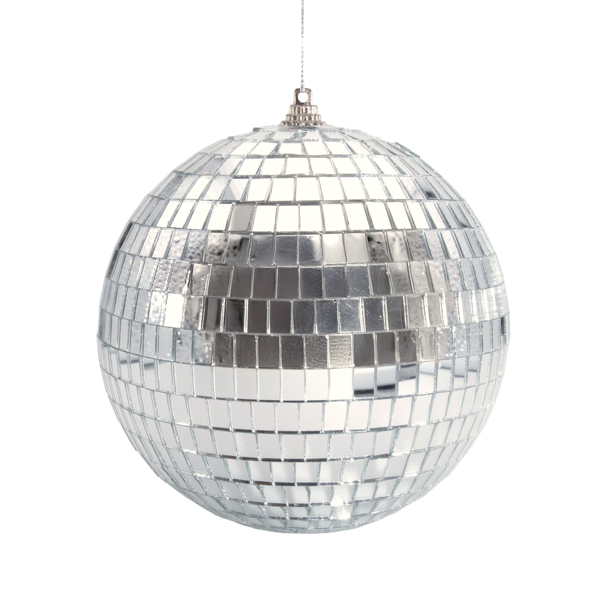 ptit-clown-spiegelkugel-disco-dekoration-silber-30-cm image 7