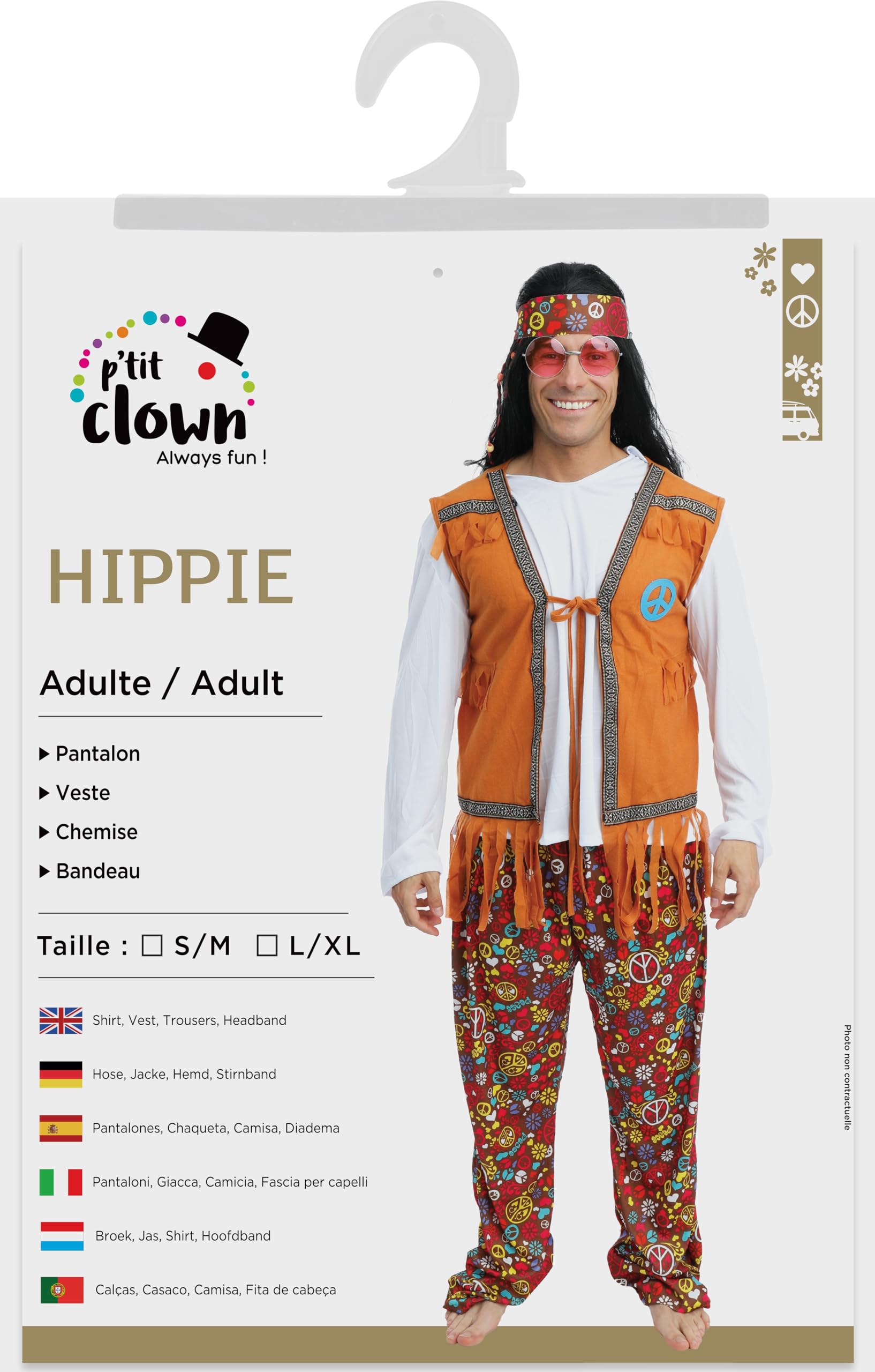 p-tit-clown-hippie-kost-m-herren-polyester image 5